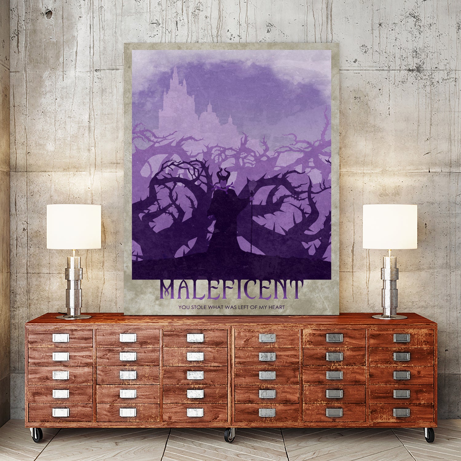 Maleficent by Ryan Ripley on GIANT ART - fuchsia digital drawing