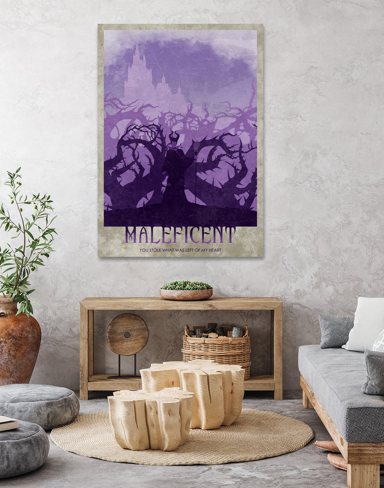 Maleficent by Ryan Ripley on GIANT ART - fuchsia digital drawing