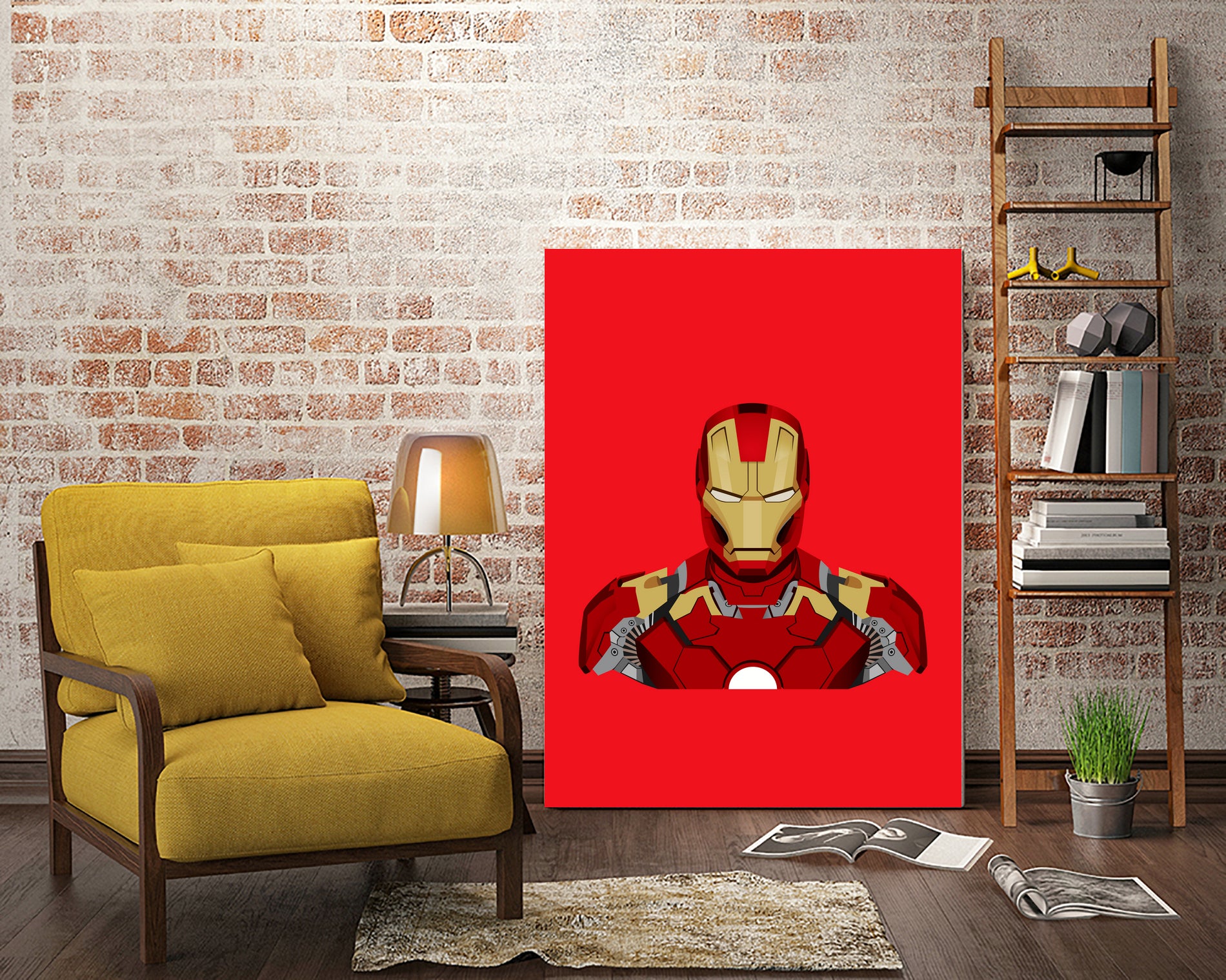 Mark XLIII by B.B. Wolfe on GIANT ART - red digital drawing