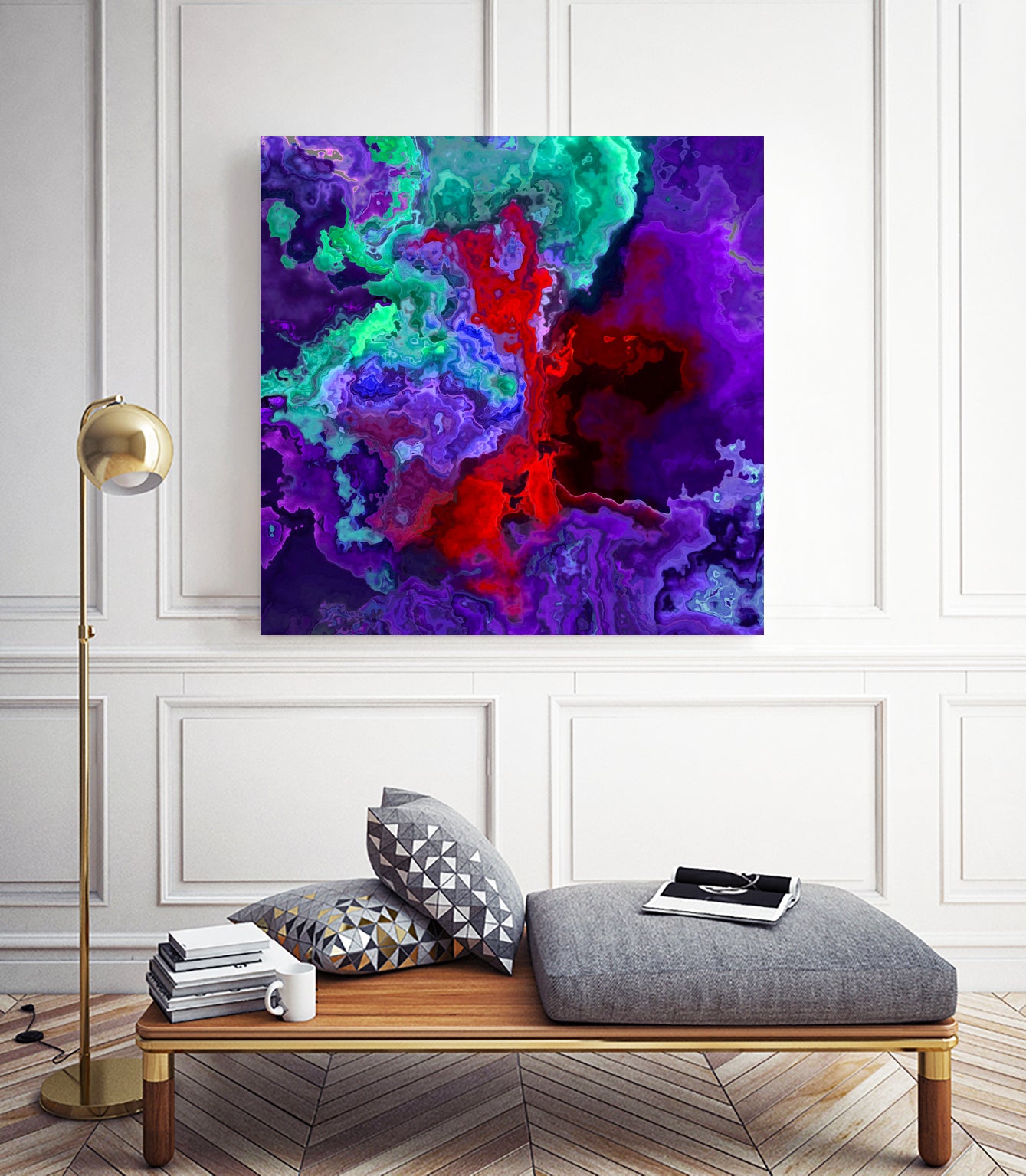 Marble fun by Haris Kavalla on GIANT ART - blue photo illustration