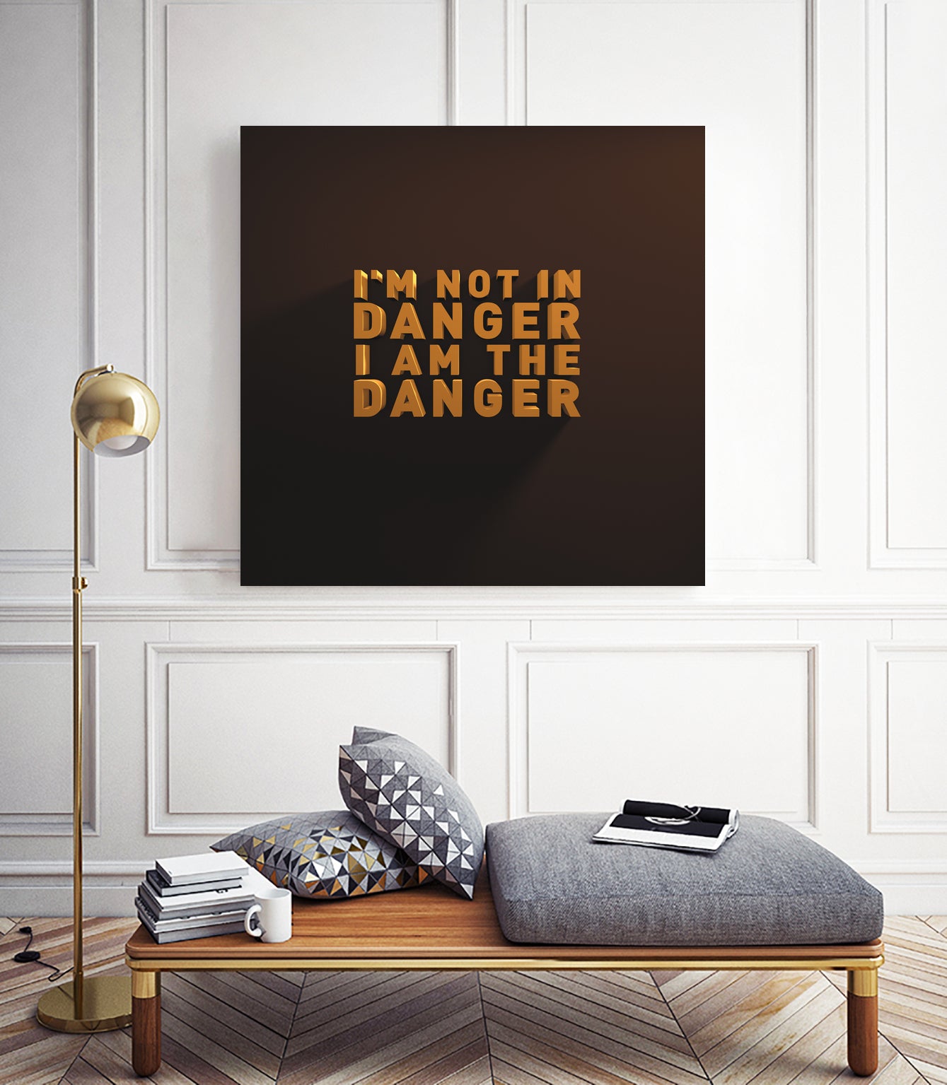I'm not in danger. I am the danger. by Fábio Vita on GIANT ART - black 3d art