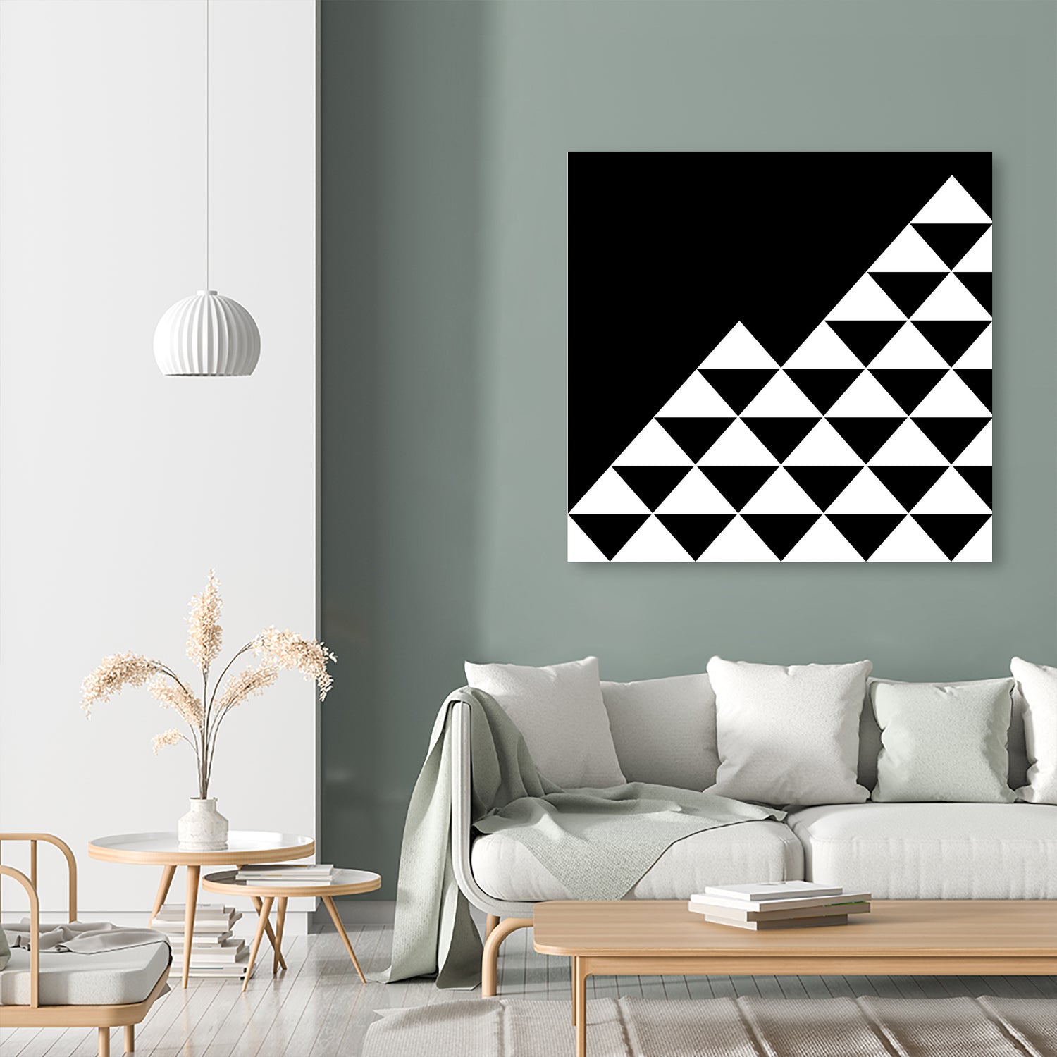 Abstract geometric pattern - black and white. by Keren Shiker on GIANT ART - black digital painting