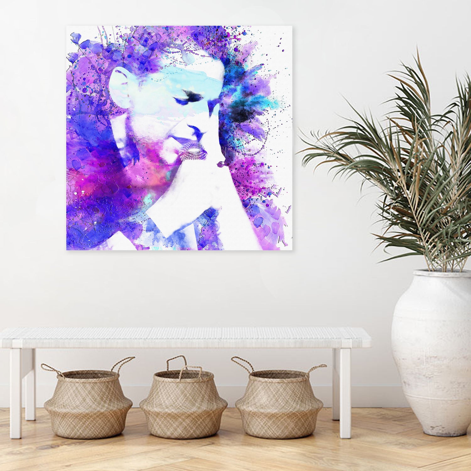 Dave Gahan by DARIA GRACHEVA on GIANT ART - fuchsia digital painting