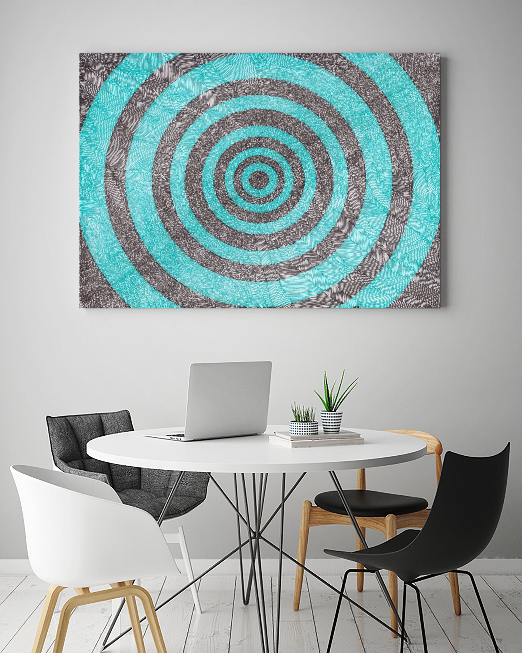 Myopic Obsession No. 11 by Victor Fitzsimons on GIANT ART - green mixed media