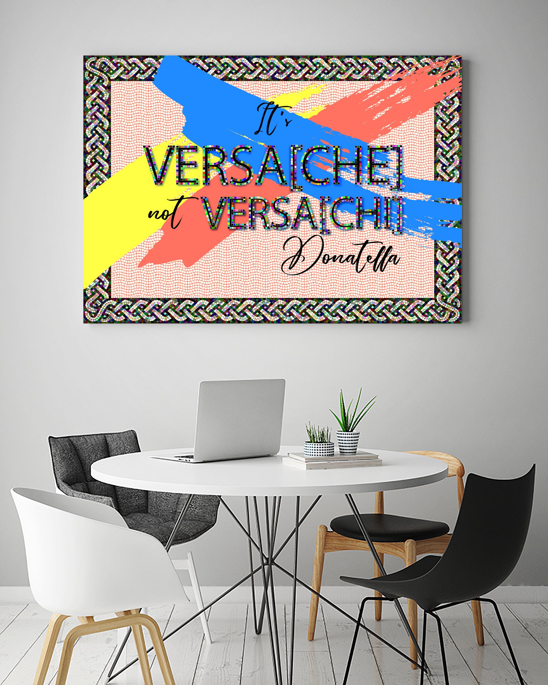 It's Versace not Versaci by Oksana Pinchuk on GIANT ART - orange digital painting