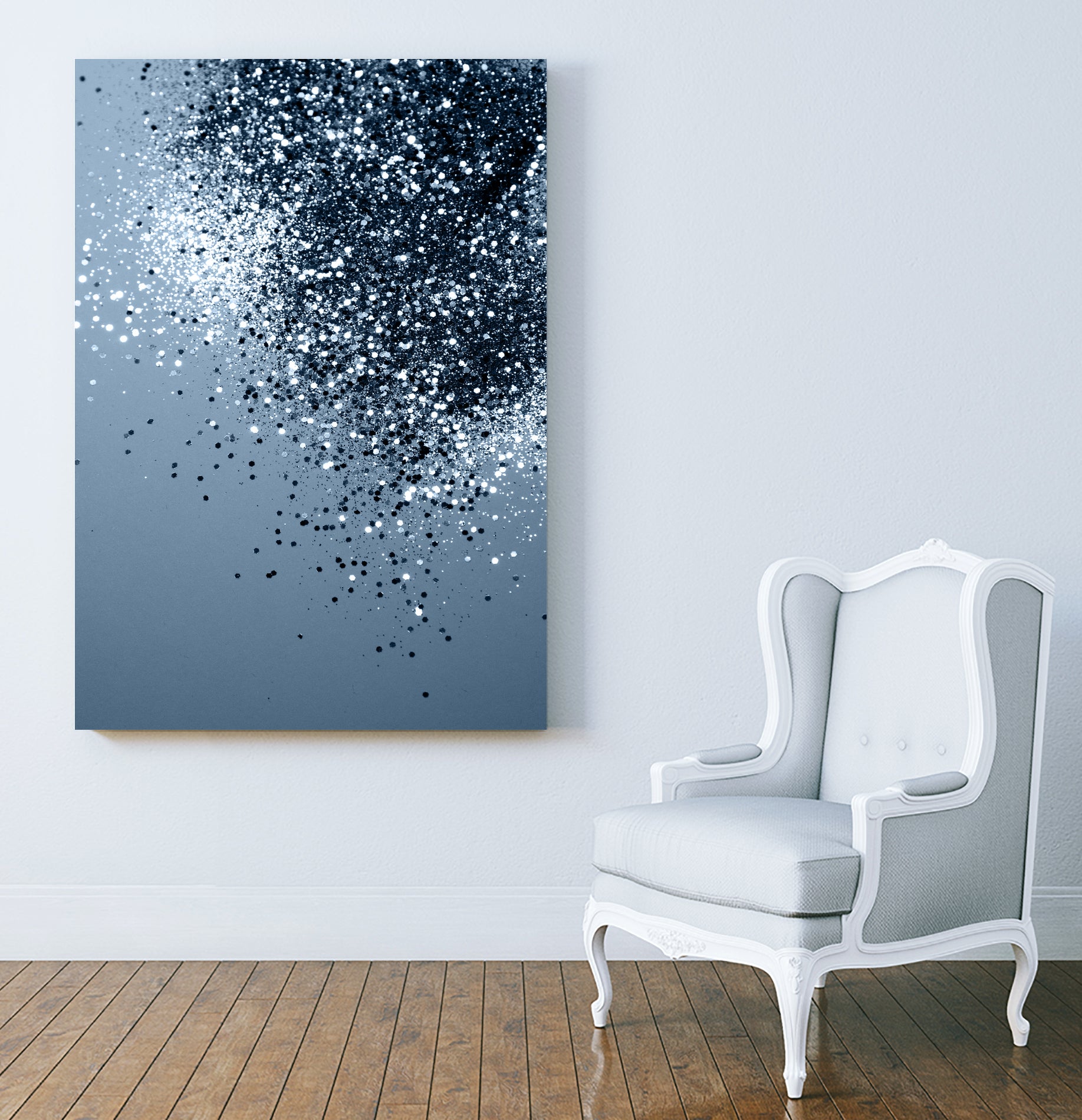 Sparkling Blue Lady Glitter #2 #shiny #decor #art by Anita & Bella Jantz on GIANT ART - blue photo manipulation