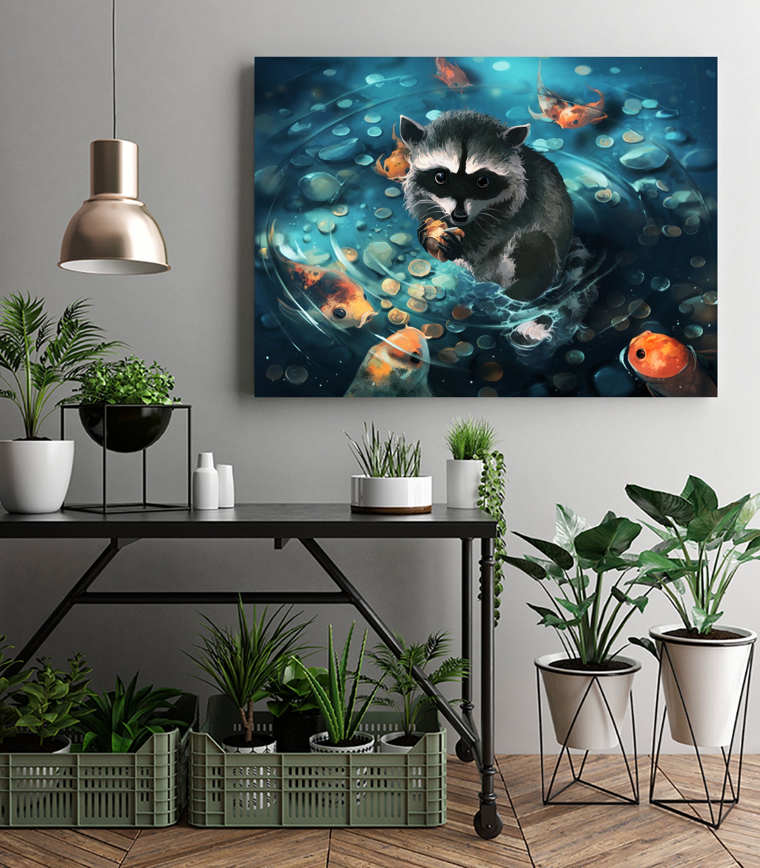 The seven deadly sins : GREED by Cyril Rolando on GIANT ART - blue digital painting