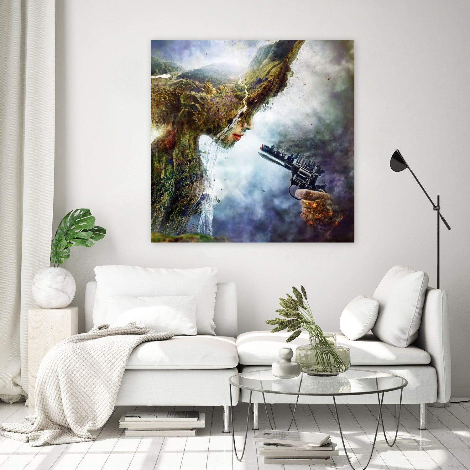 Betrayal by Mario Sánchez Nevado on GIANT ART - green photo illustration