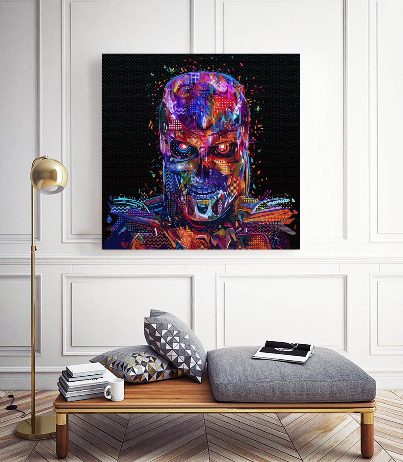 Pop Terminator by Alessandro Pautasso on GIANT ART - black digital painting