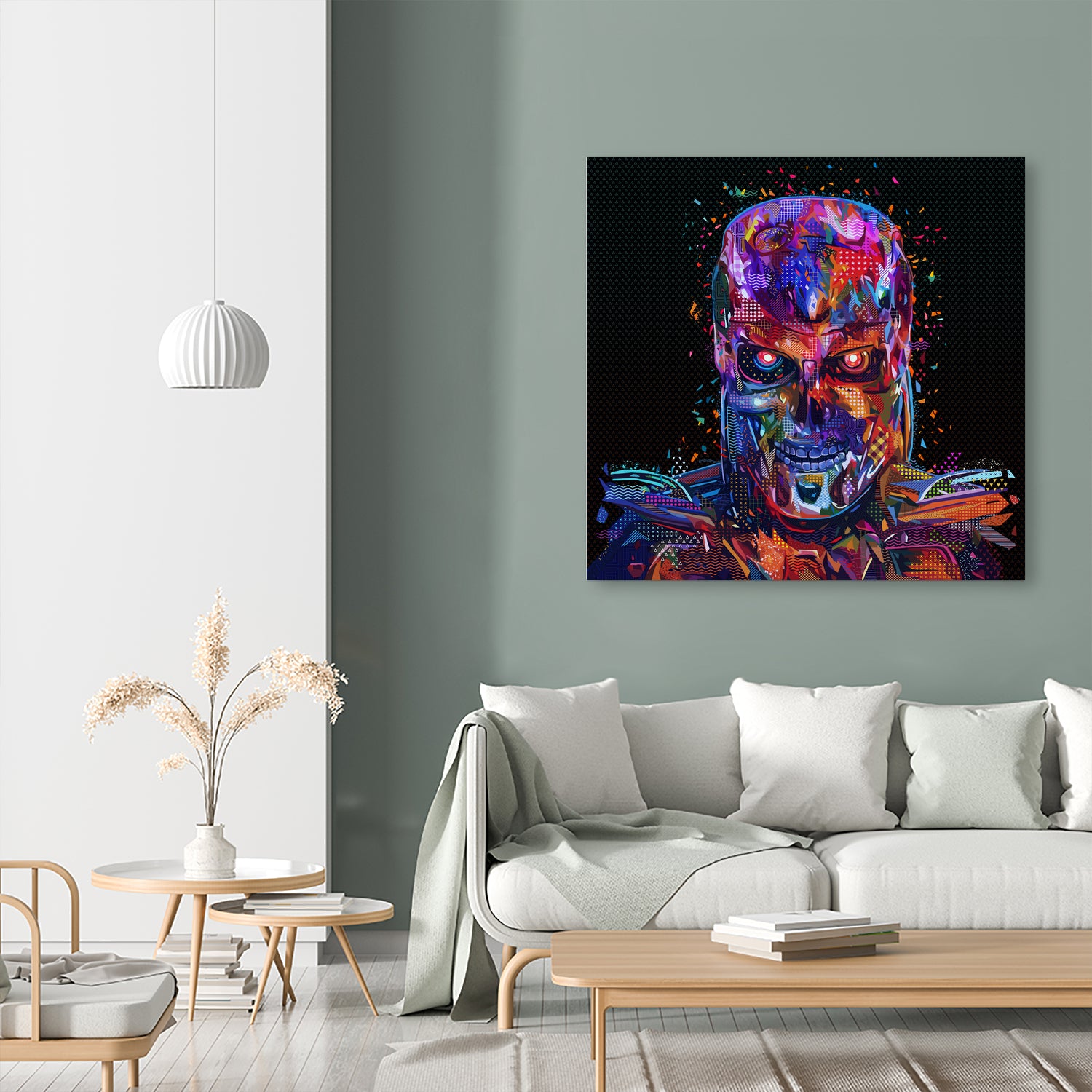 Pop Terminator by Alessandro Pautasso on GIANT ART - black digital painting