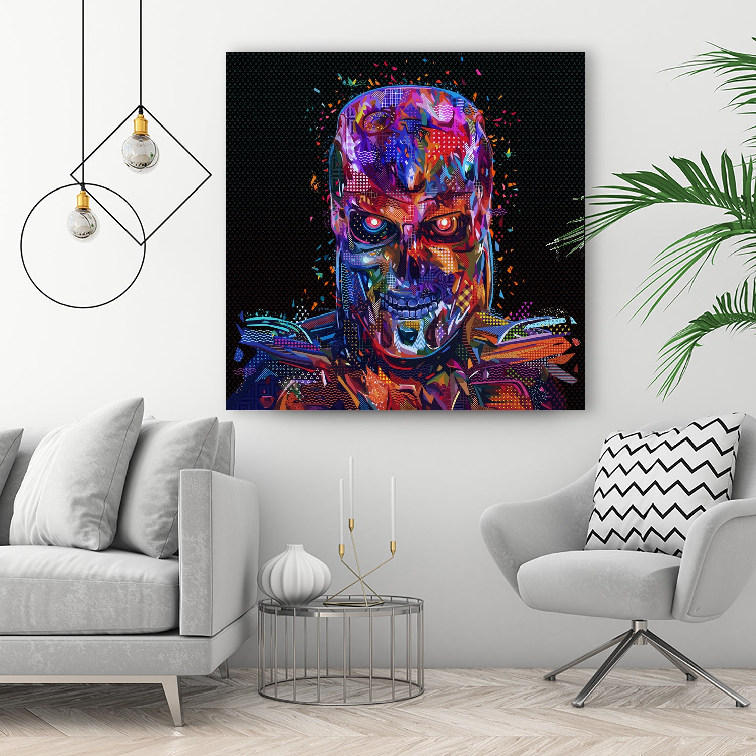 Pop Terminator by Alessandro Pautasso on GIANT ART - black digital painting