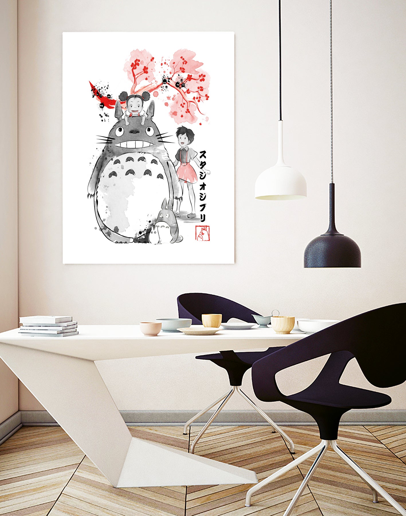 My Neighbor sumi-e by Antonio Camarena on GIANT ART - white digital painting