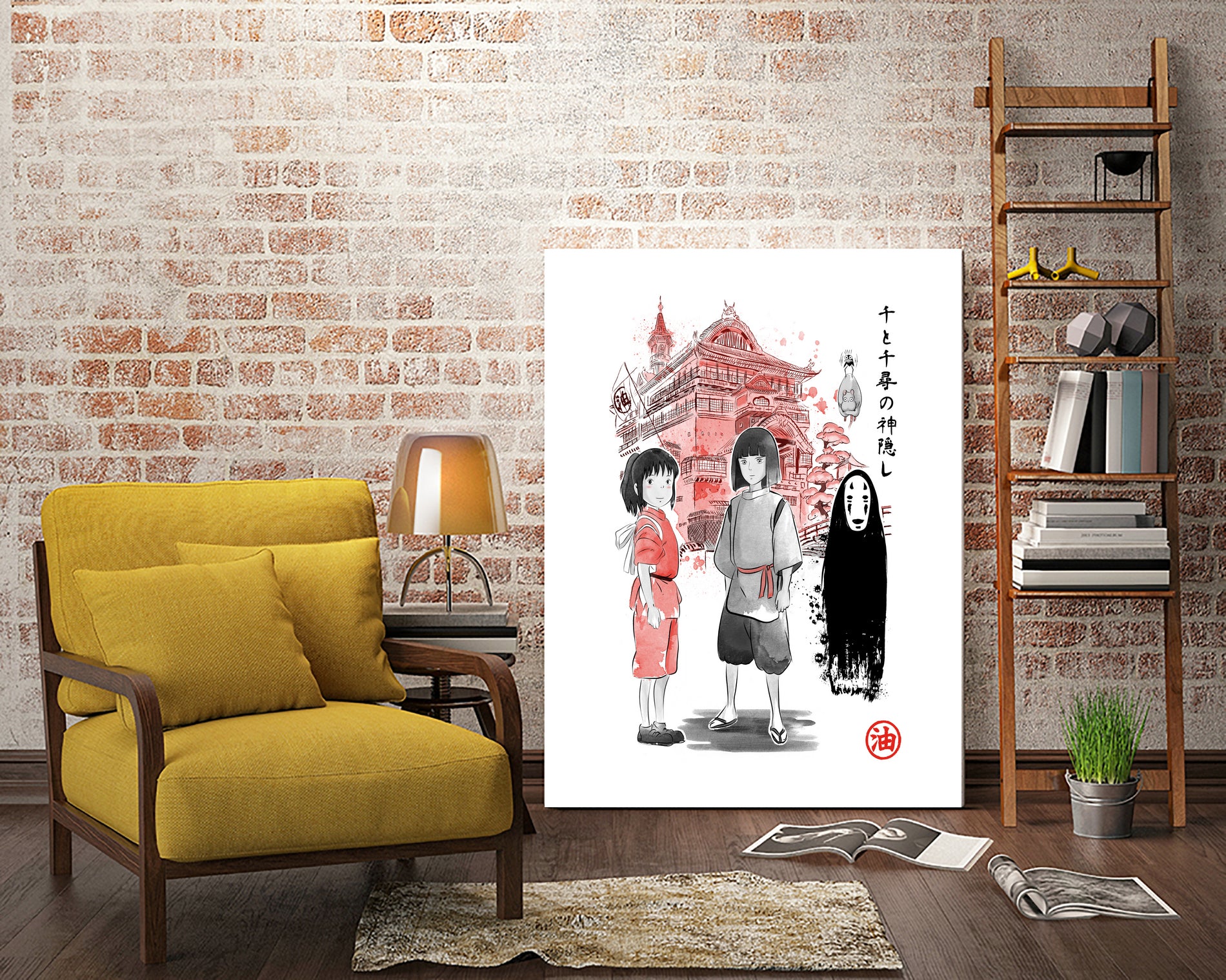 Spirited sumi-e by Antonio Camarena on GIANT ART - white digital painting