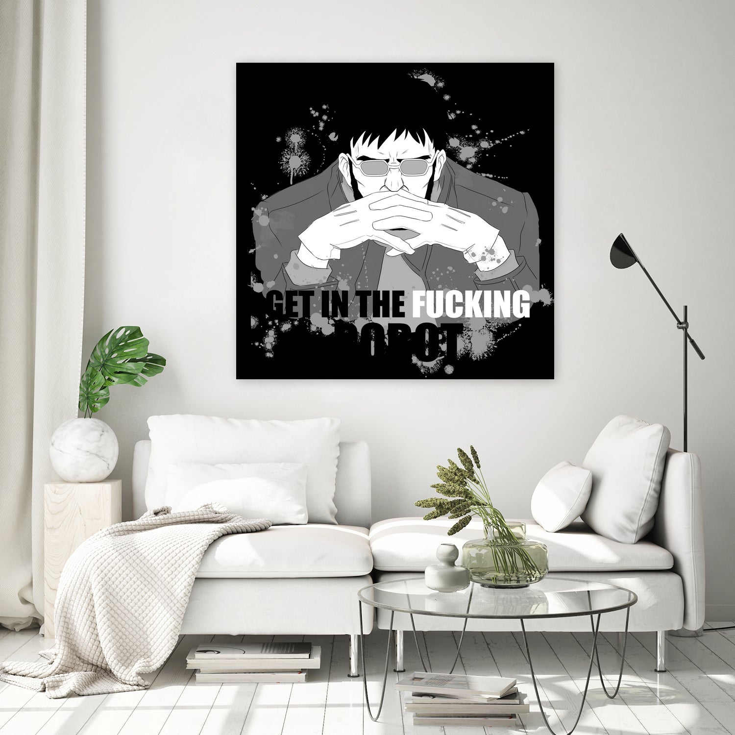 Get in to the fucking robot by Victoria Fernández Bravo on GIANT ART - gray digital drawing