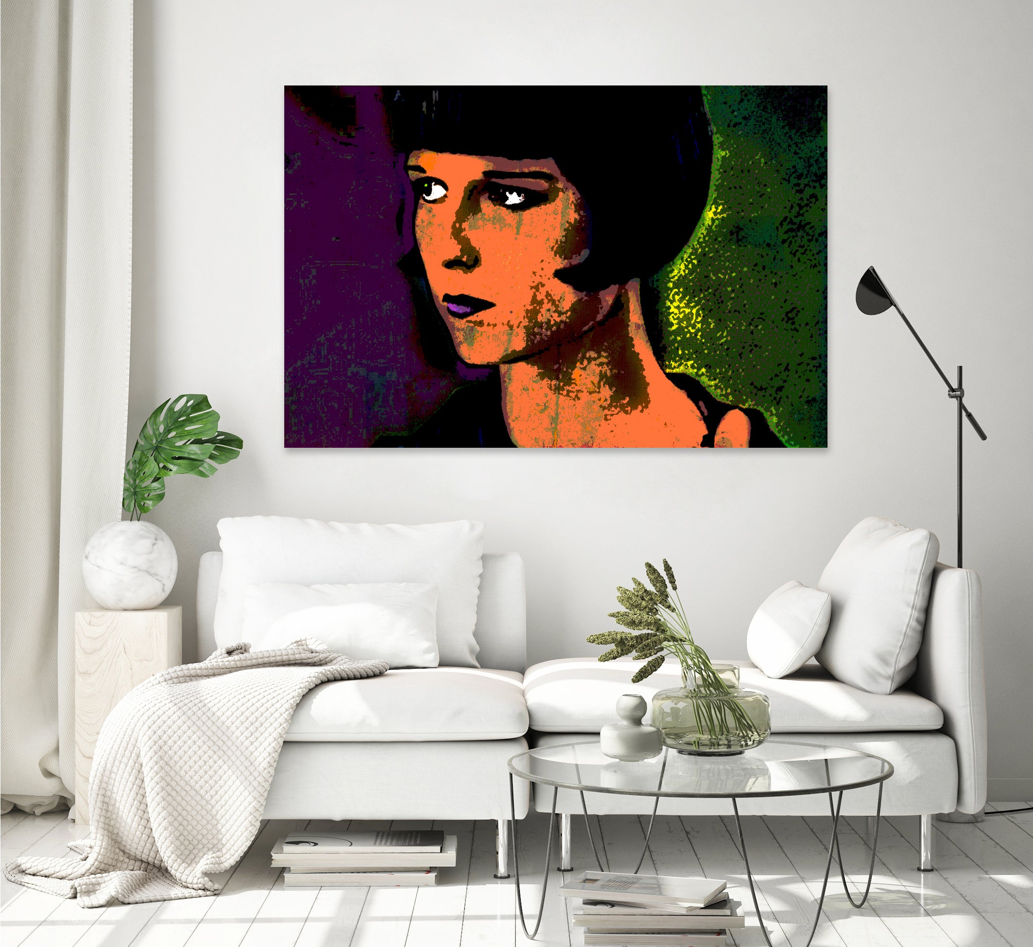 LOUISE BROOKS-2 by OTIS PORRITT on GIANT ART - orange digital painting