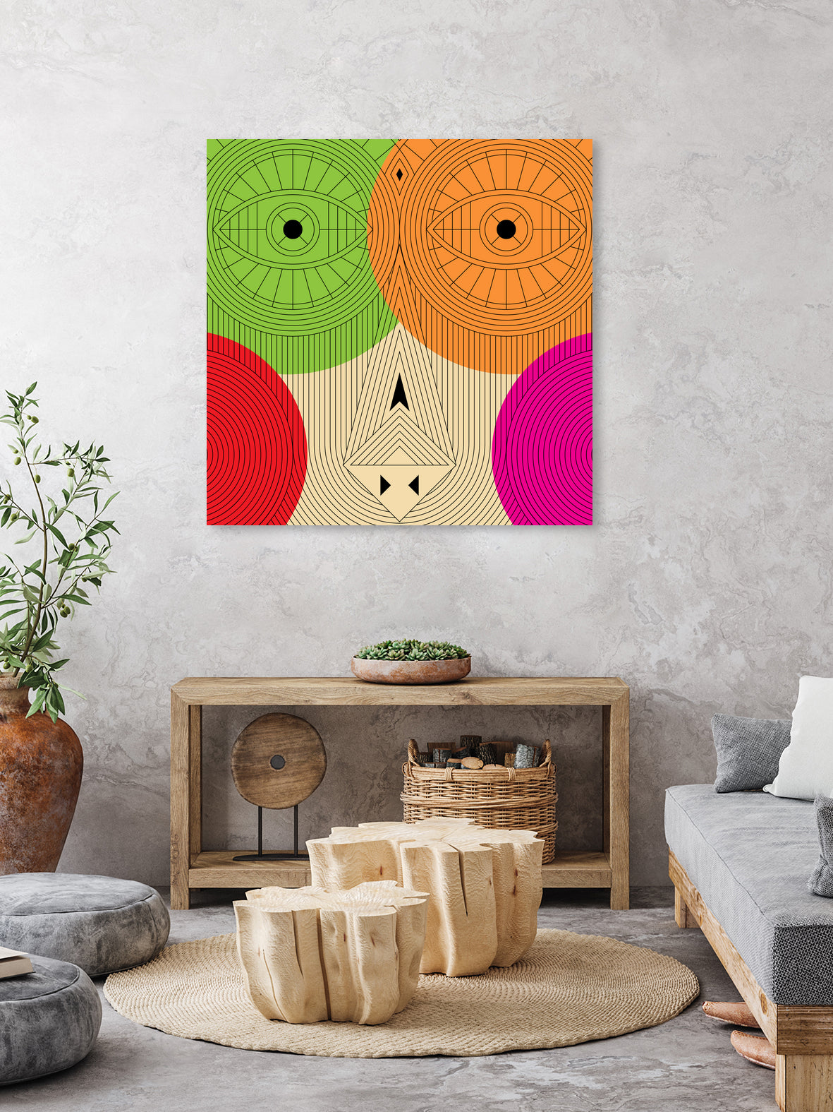 ancient tribal by TM Selvam on GIANT ART - white vector illustration