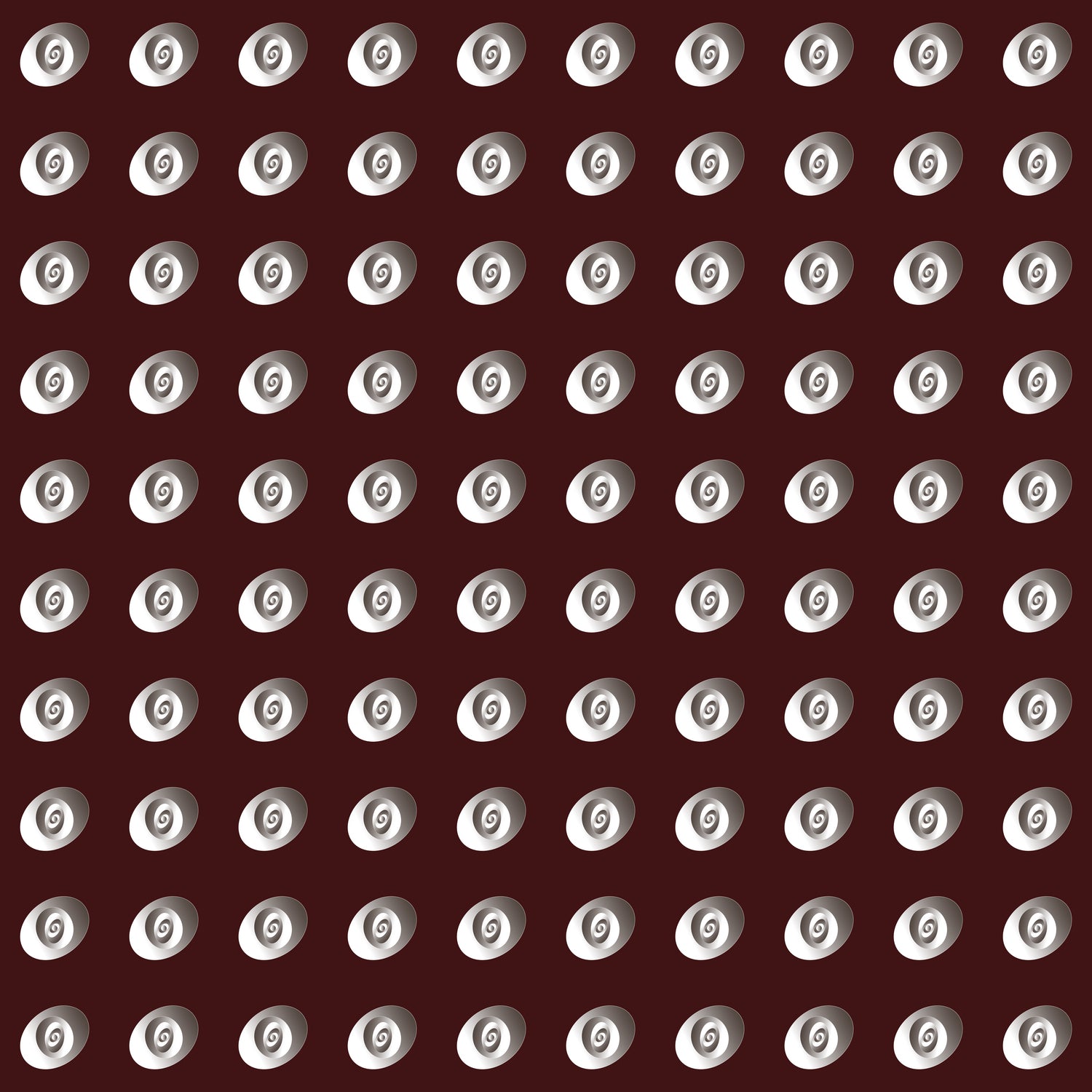 shell shape on dark burgundy bkg by Ramona Masut on GIANT ART - red digital drawing