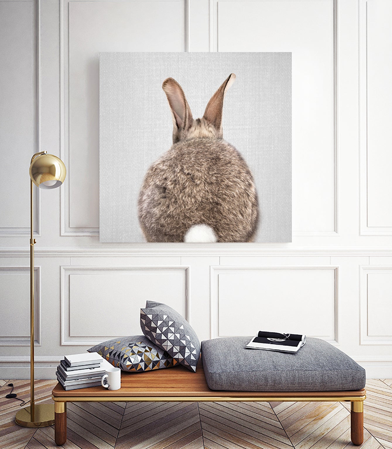 Rabbit Tail - Colorful by Gal Pittel on GIANT ART - brown photo illustration