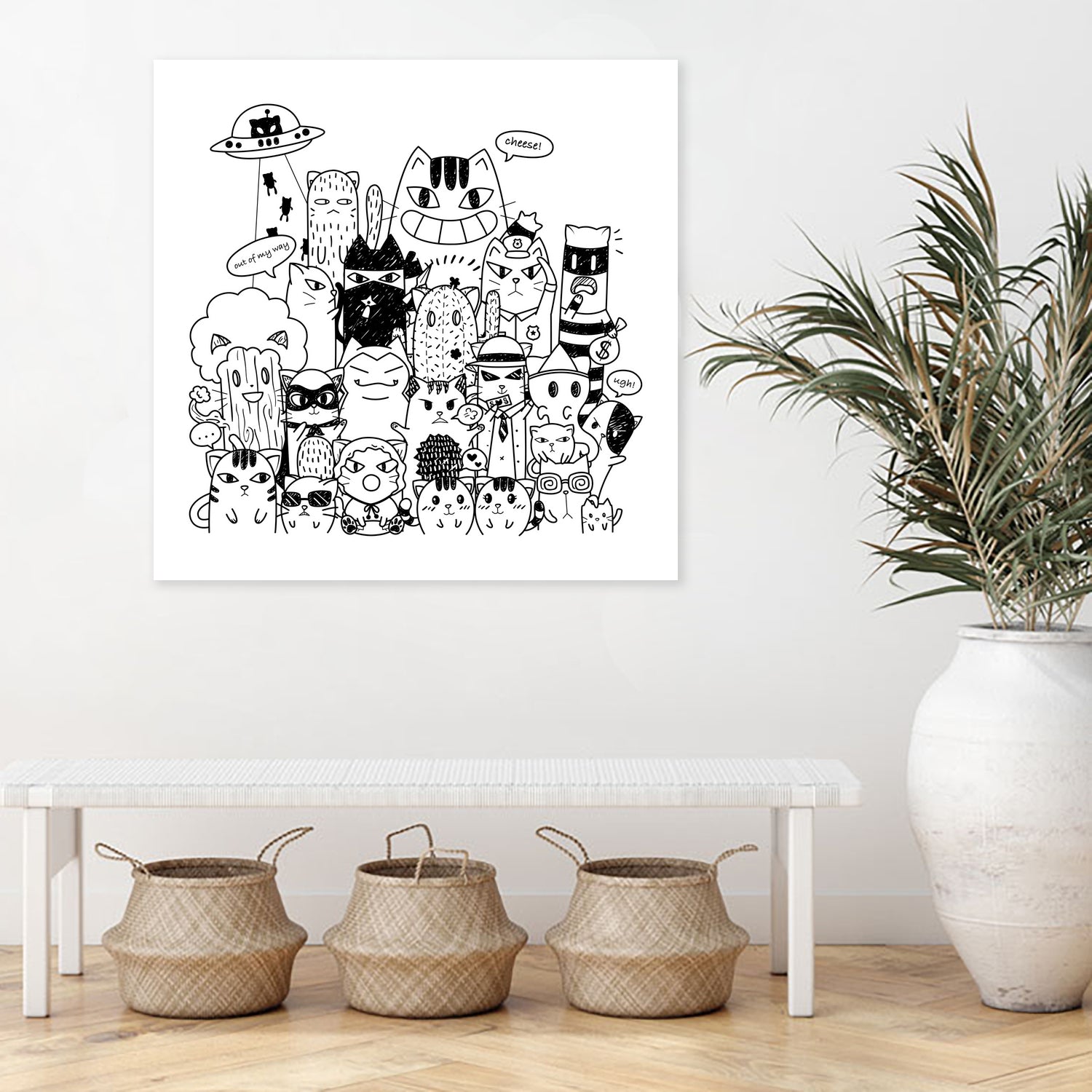 Cats Invasion by Diva Adiwijaya on GIANT ART - black character design