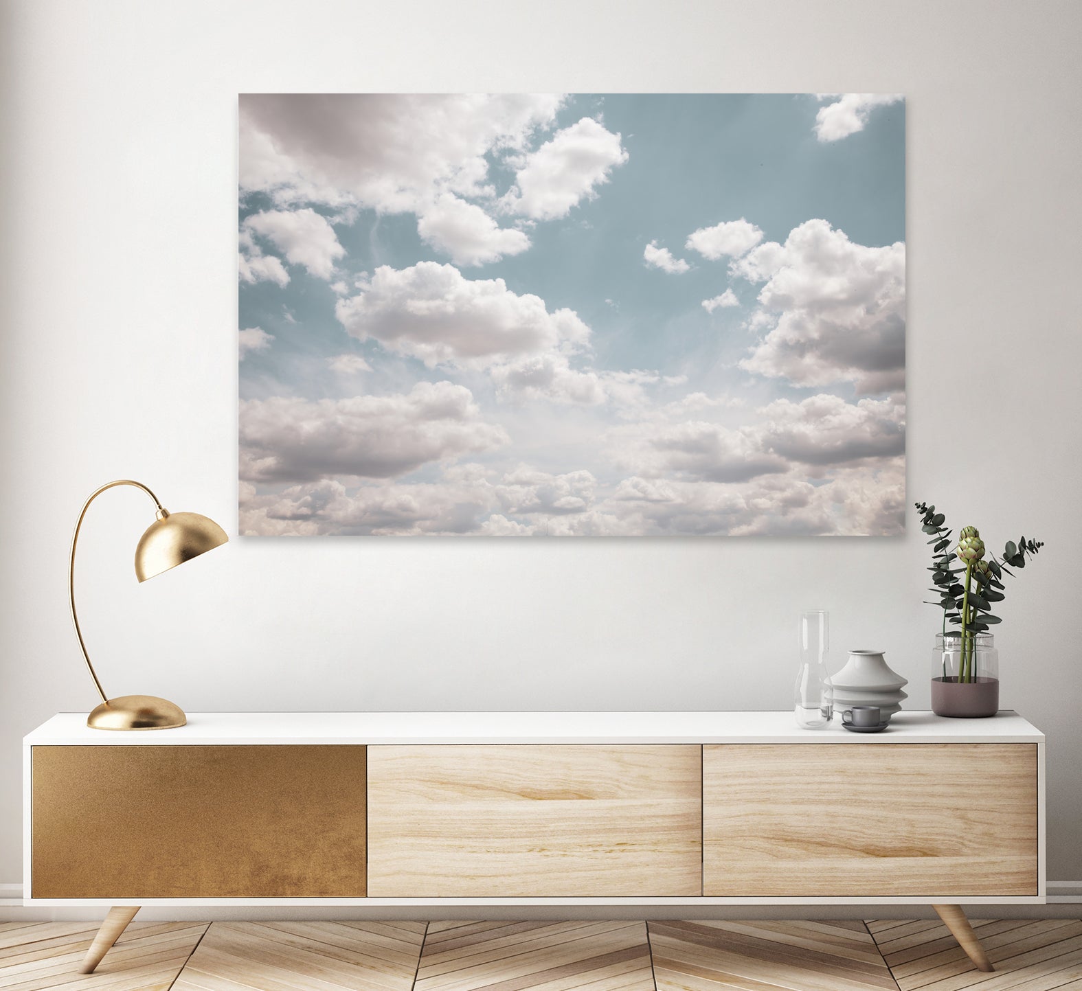 Dreamy Clouds 1 by Anitas Bellas Art on GIANT ART - coastal
