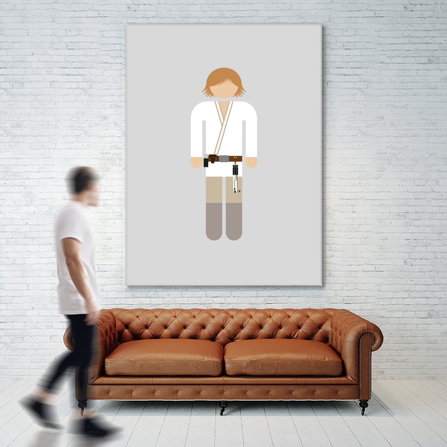 Luke 03 by Viktor Hertz on GIANT ART - gray vector illustration