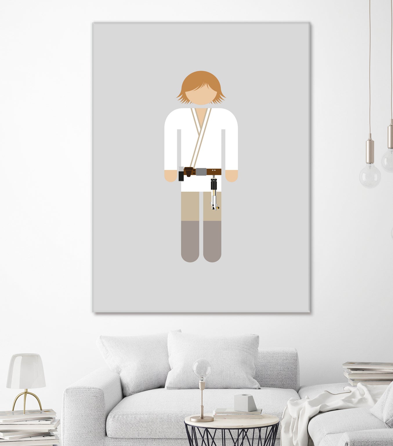 Luke 03 by Viktor Hertz on GIANT ART - gray vector illustration