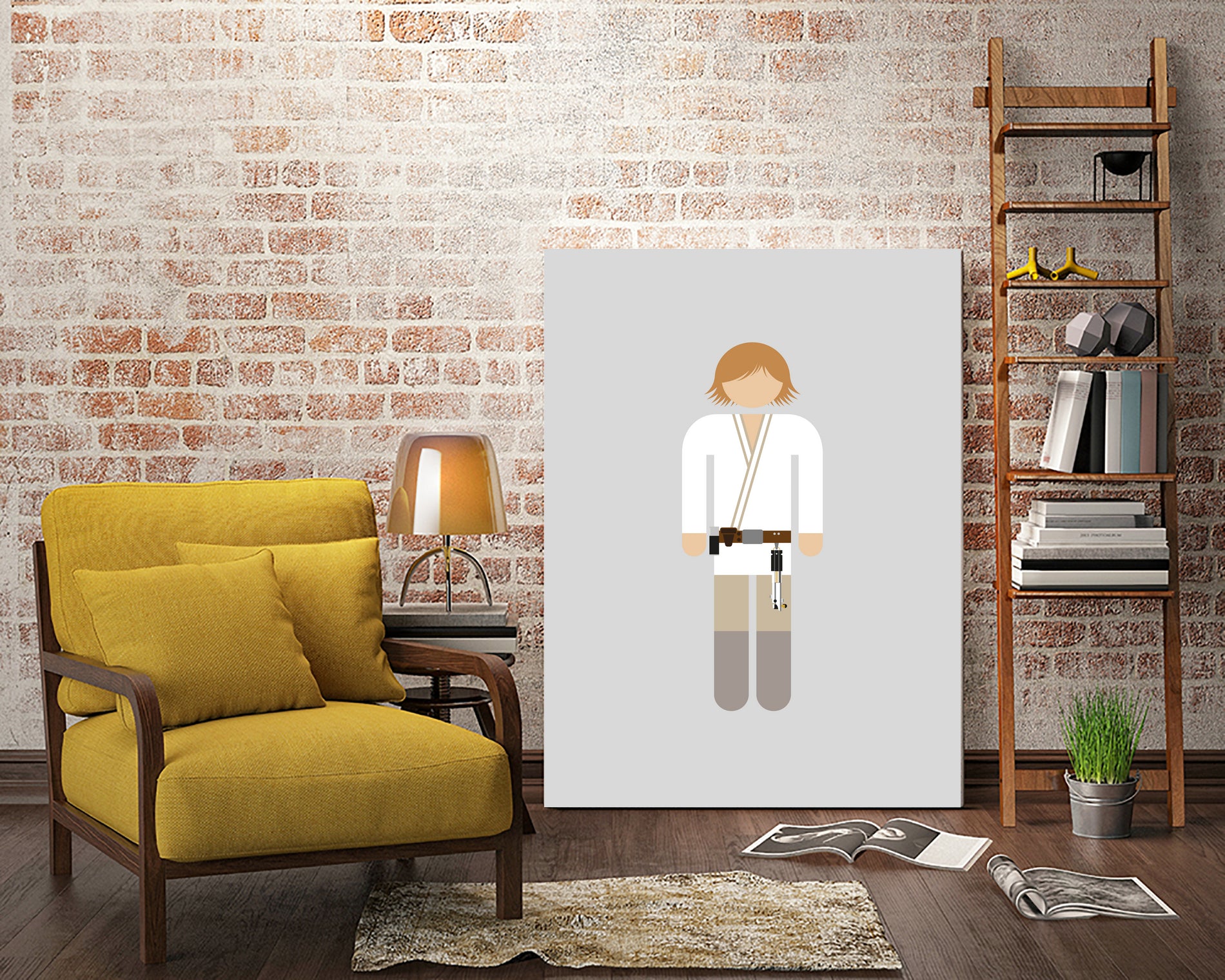 Luke 03 by Viktor Hertz on GIANT ART - gray vector illustration