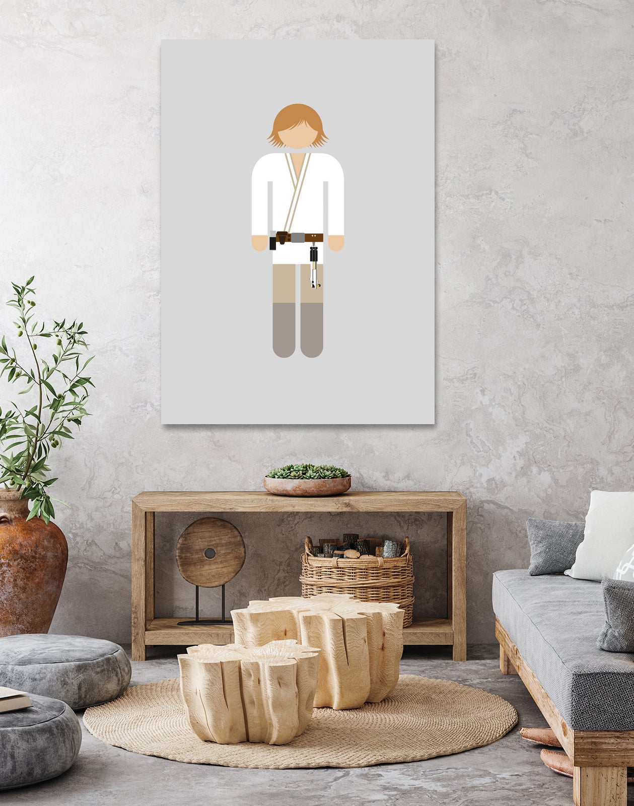 Luke 03 by Viktor Hertz on GIANT ART - gray vector illustration