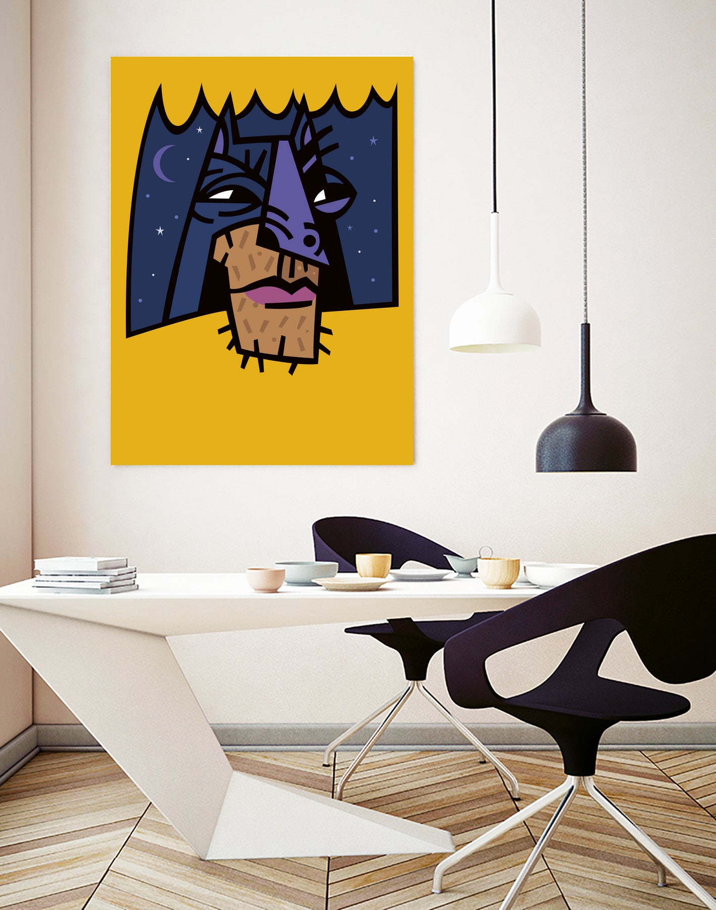 Antibat by Carlos Joaquin Ramirez Fernandez on GIANT ART - yellow digital drawing