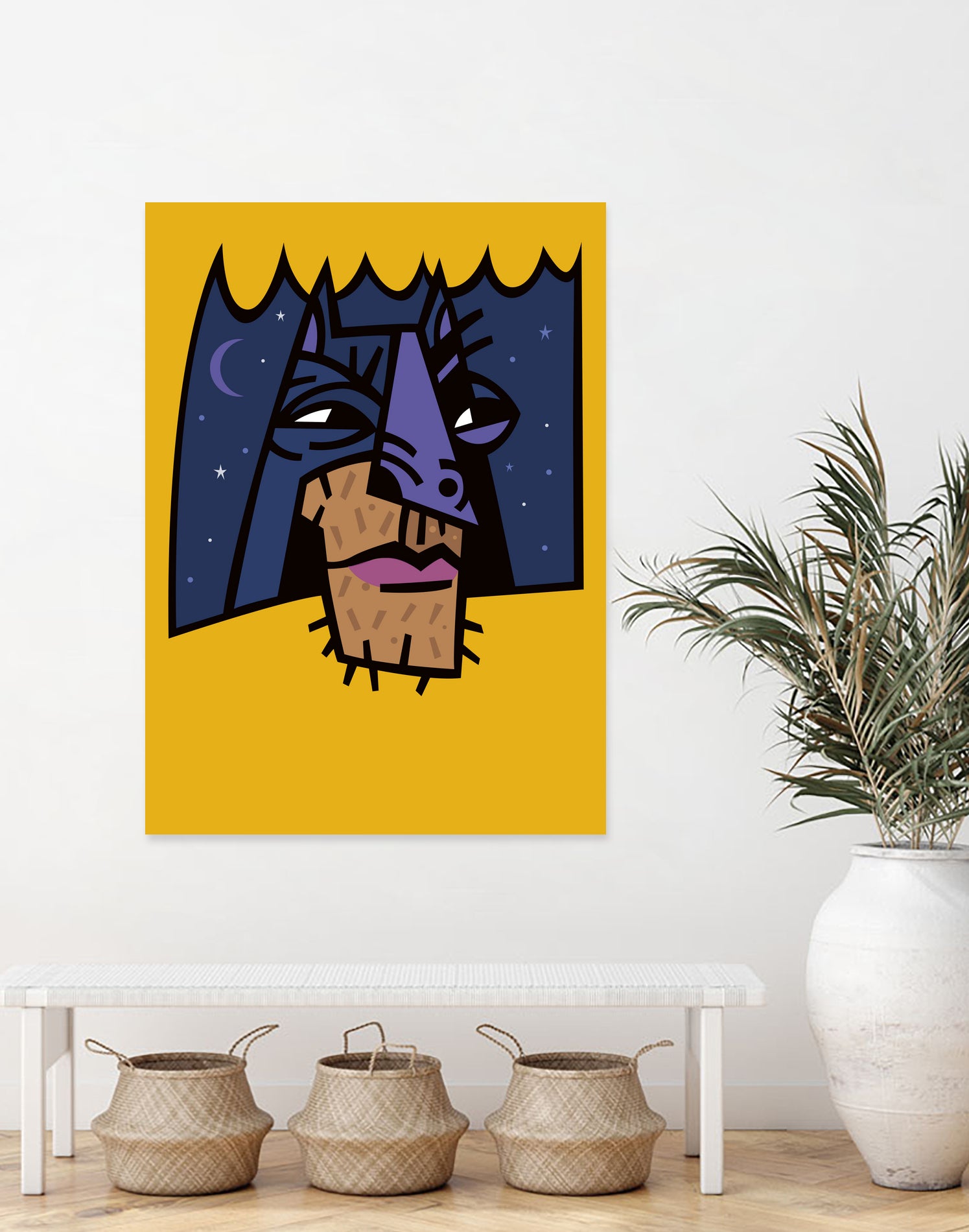 Antibat by Carlos Joaquin Ramirez Fernandez on GIANT ART - yellow digital drawing