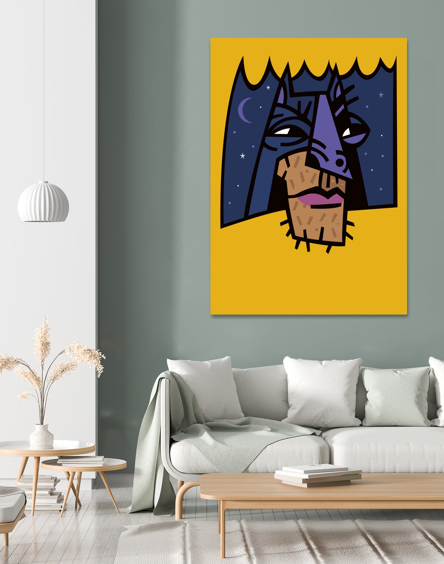 Antibat by Carlos Joaquin Ramirez Fernandez on GIANT ART - yellow digital drawing