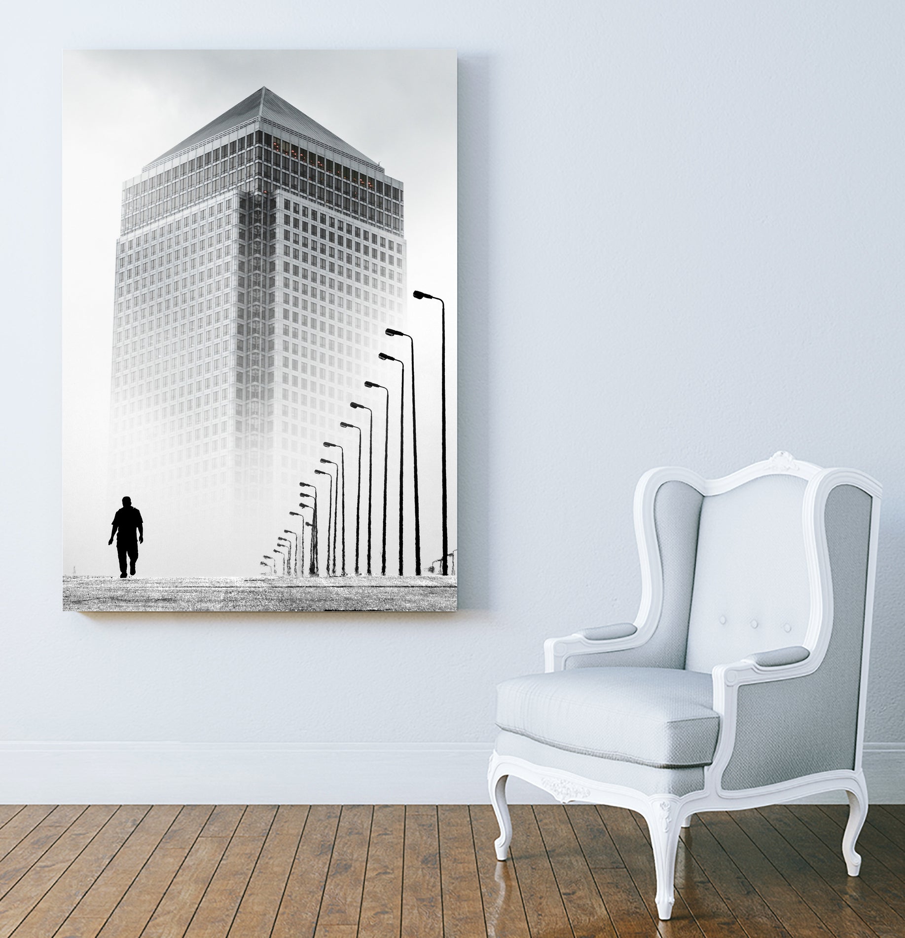 Alone In The City by GEN Z by Rigaud Mickaël on GIANT ART - gray photo illustration