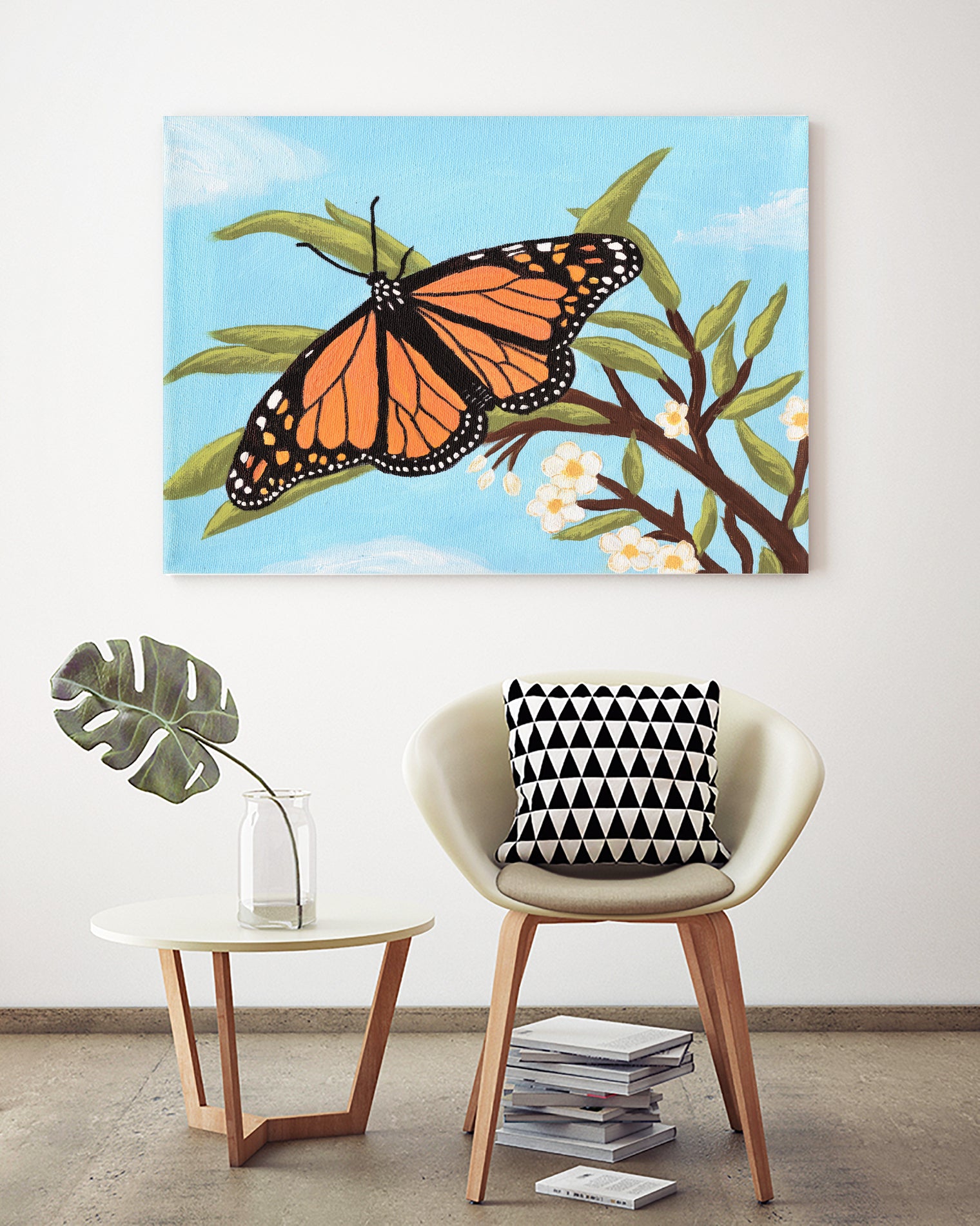 Monarch Butterfly by Living Word Designs Art Studio on GIANT ART - blue digital drawing