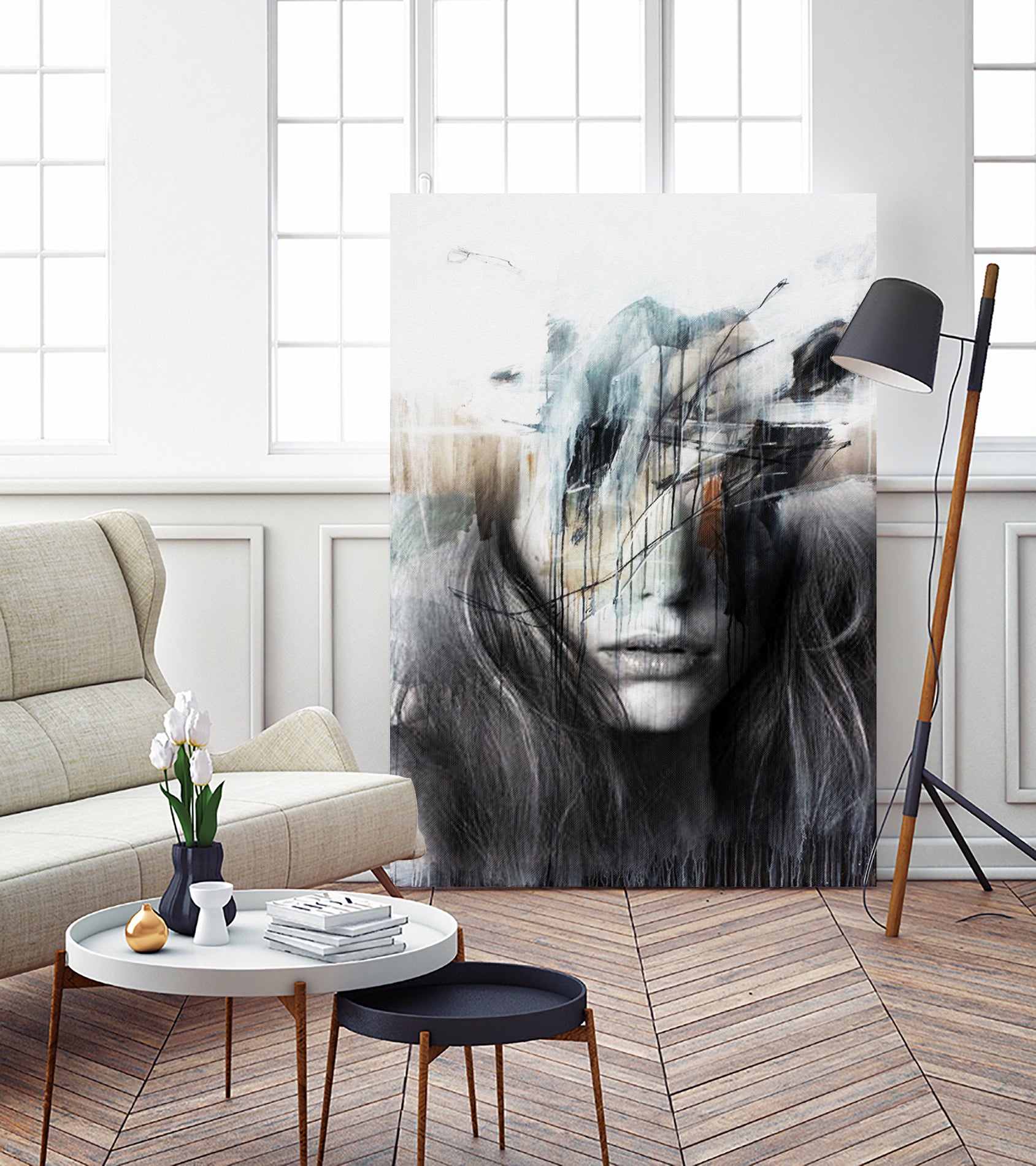 Abstract elegance ... by Menelaos Trompoukis on GIANT ART - white digital painting