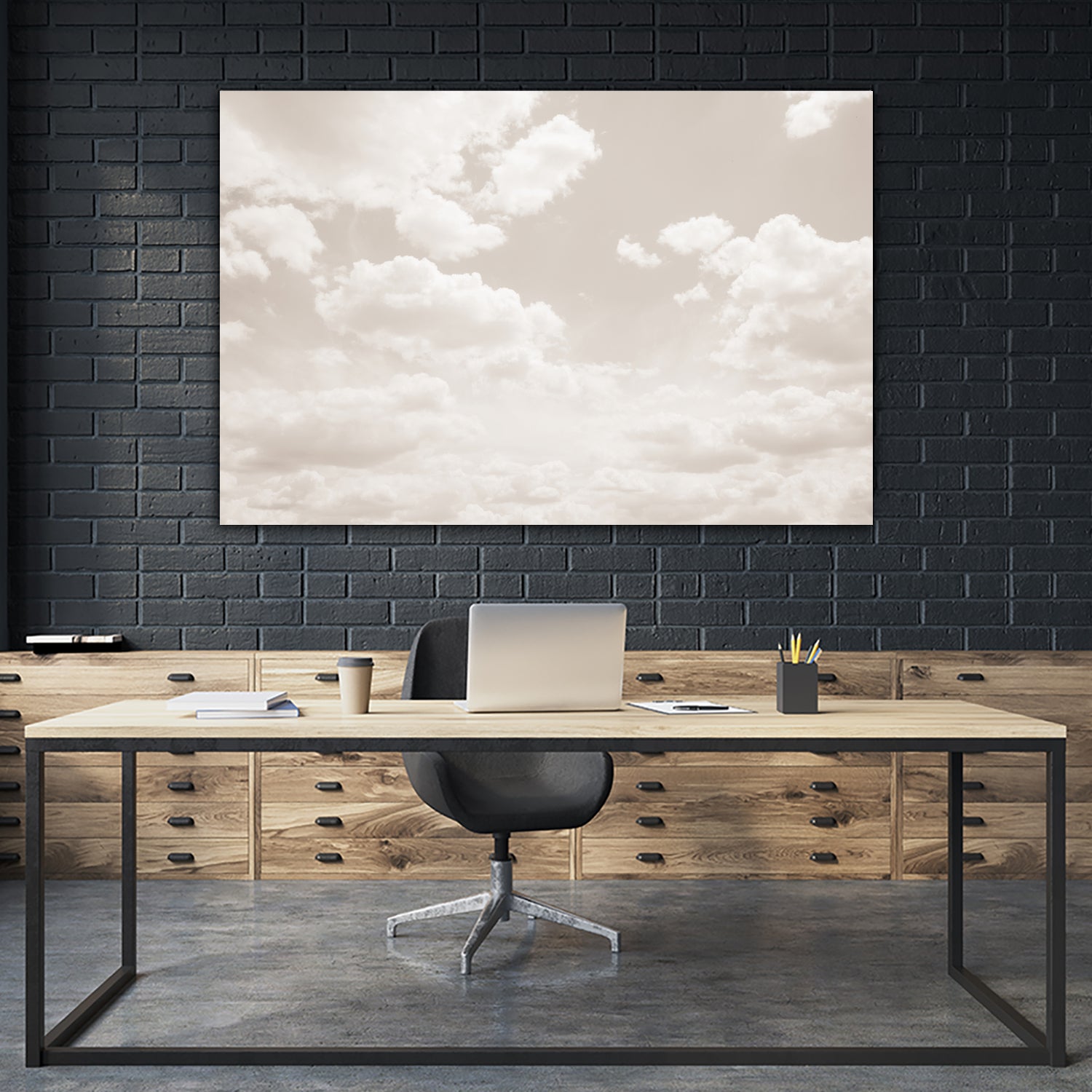 Dreamy Clouds 3 by Anitas Bellas Art on GIANT ART - coastal