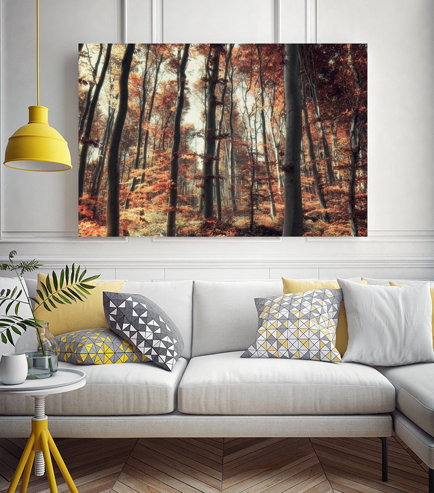 Fall in the woods by Pascal Deckarm on GIANT ART - orange photo manipulation