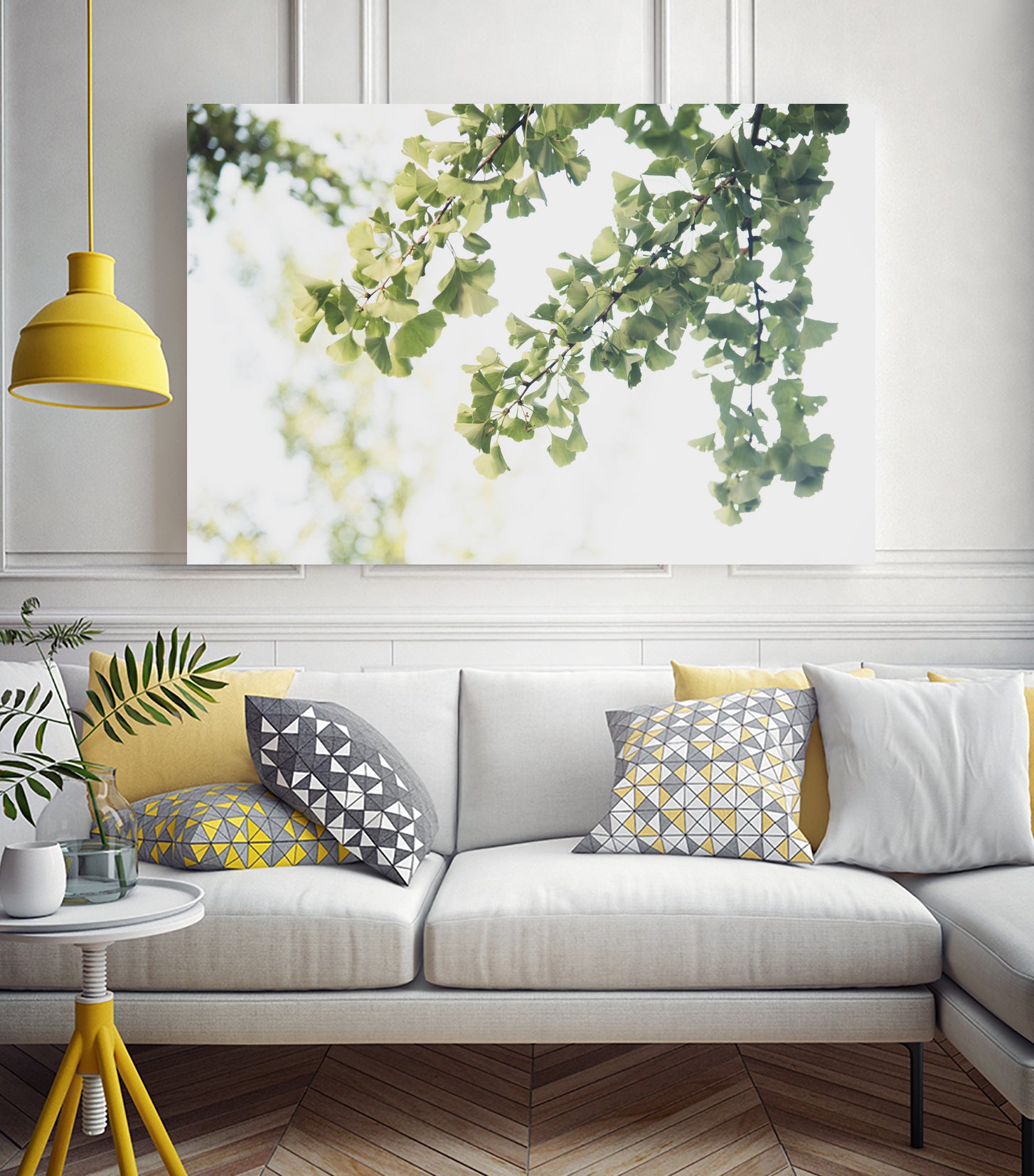 Ginkgo Leaves Dream 1 by Anitas Bellas Art on GIANT ART - coastal