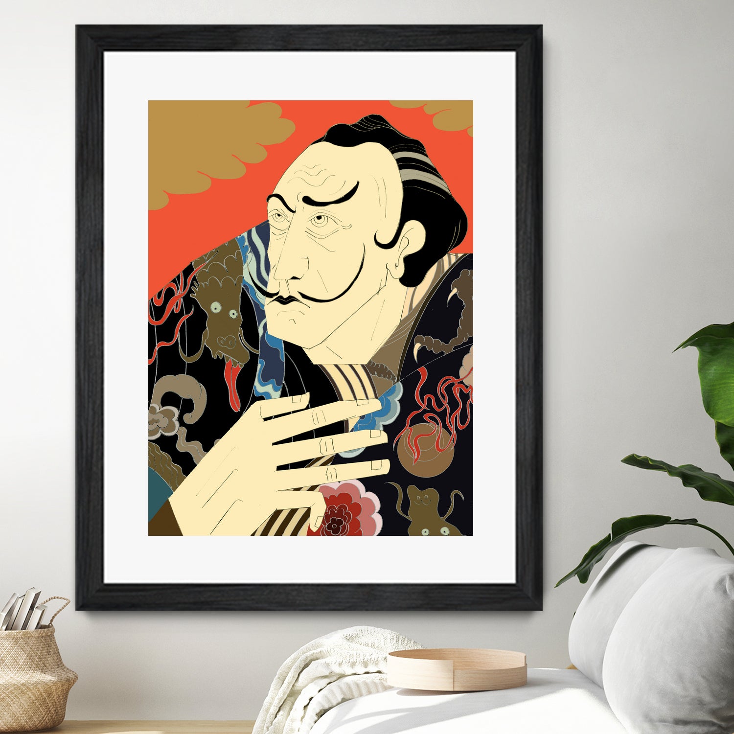 * “Japonica” / Salvador Dali by Kazuhiro Ishihara on GIANT ART - red photo illustration