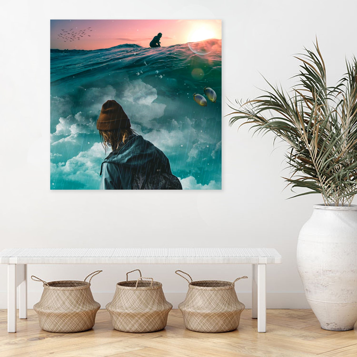 Extreme Melancholy by GEN Z by Rigaud Mickaël on GIANT ART - green photo illustration