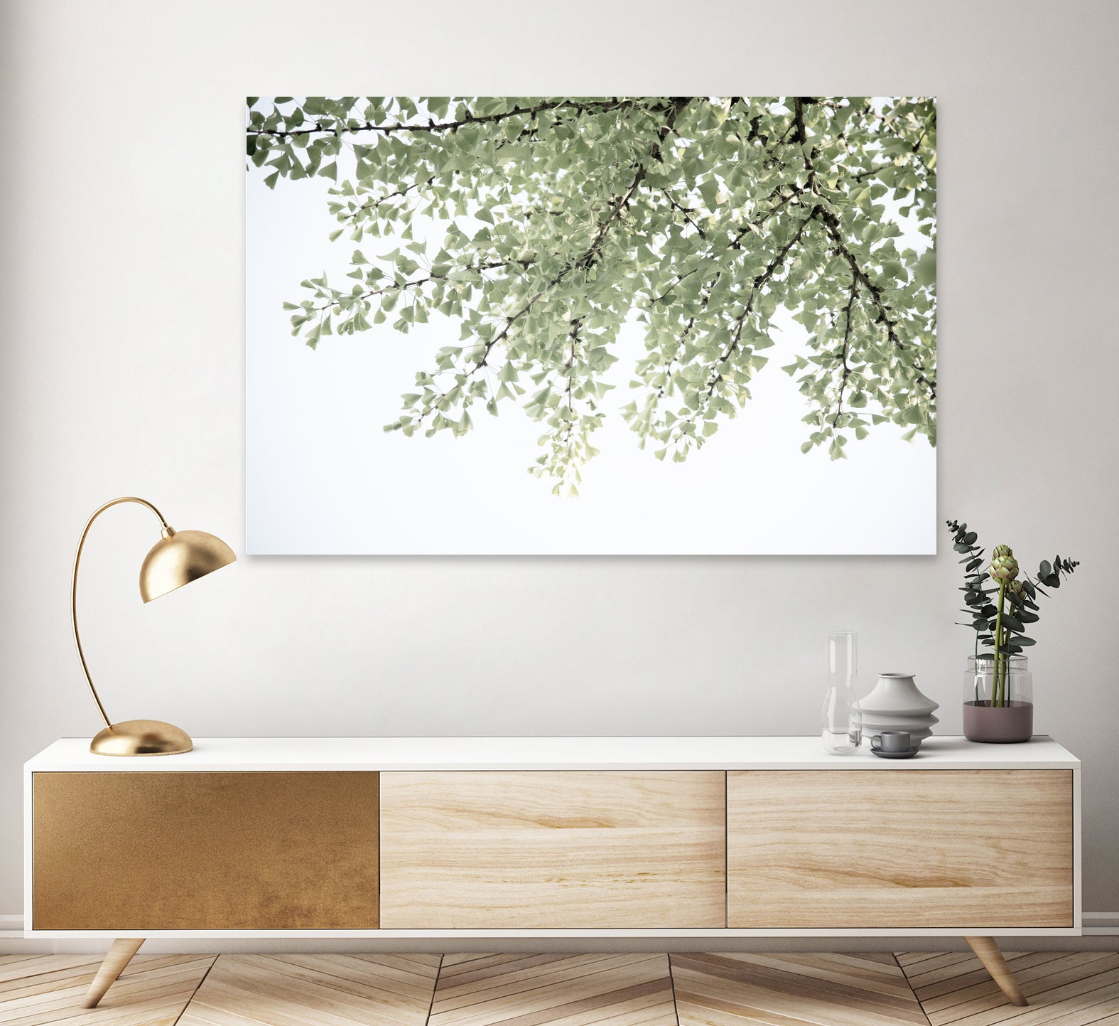 Ginkgo Leaves Dream 4 by Anitas Bellas Art on GIANT ART - coastal