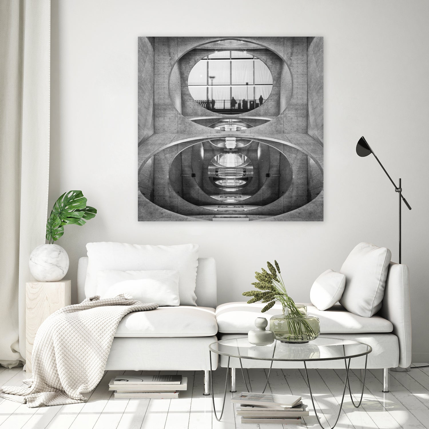 Oval City by Dariusz Klimczak on GIANT ART - gray photo illustration