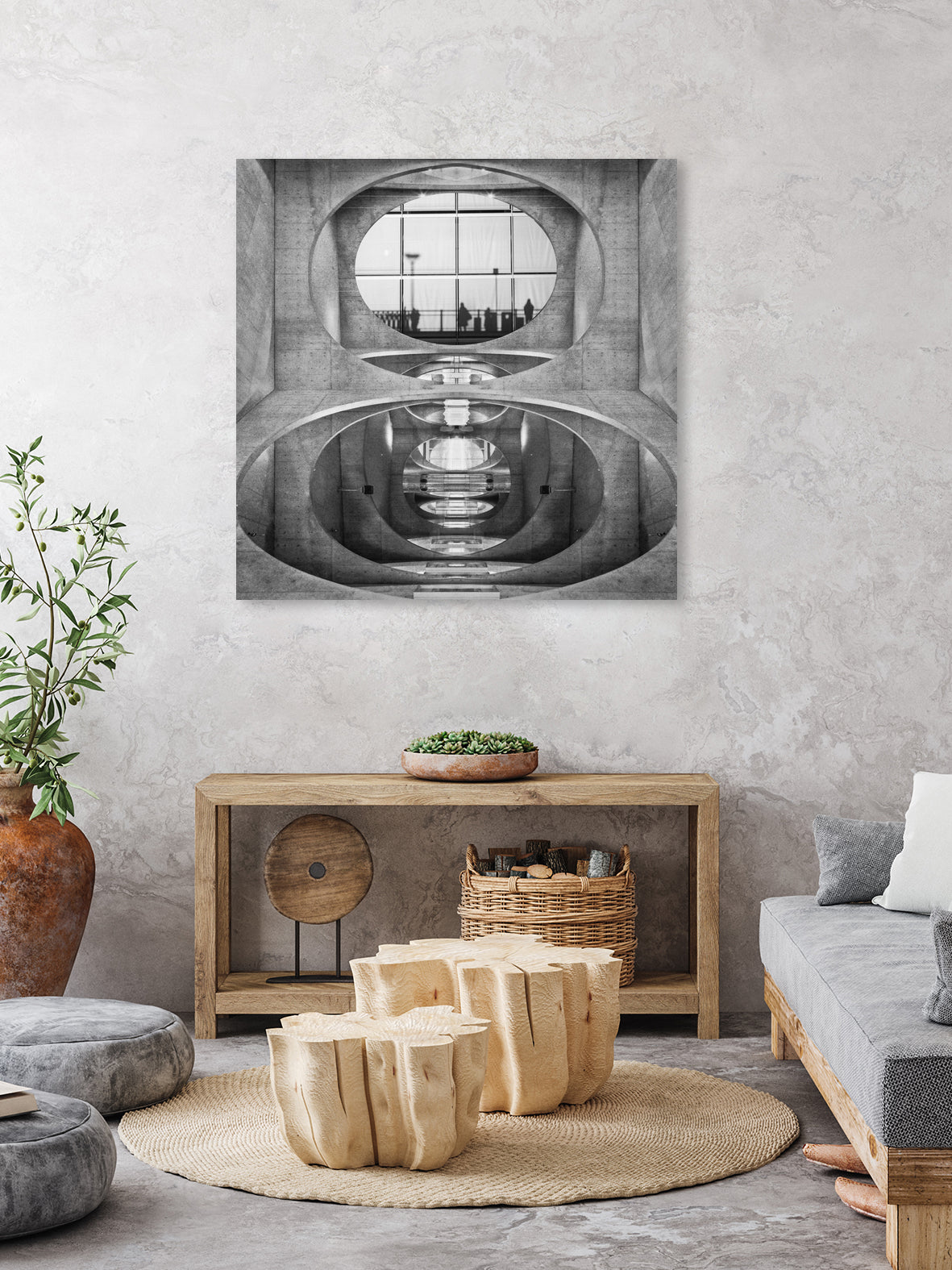 Oval City by Dariusz Klimczak on GIANT ART - gray photo illustration