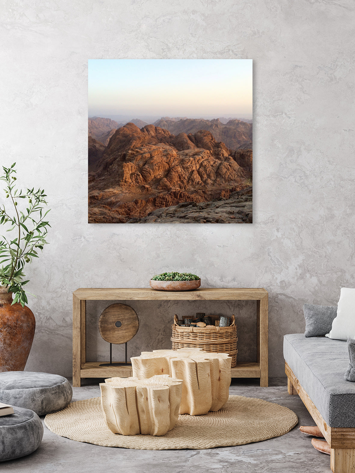 The Sinai Mountains by Mikhail Zhirnov on GIANT ART - brown photo illustration