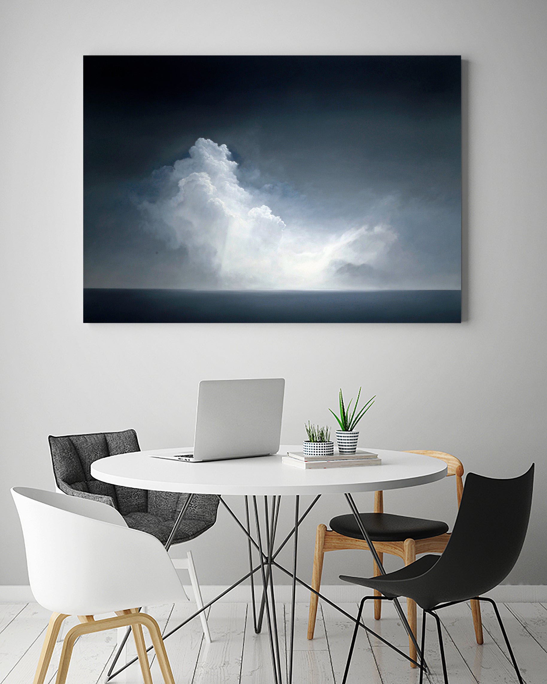 The Gathering by Robert Singleton on GIANT ART - gray digital painting