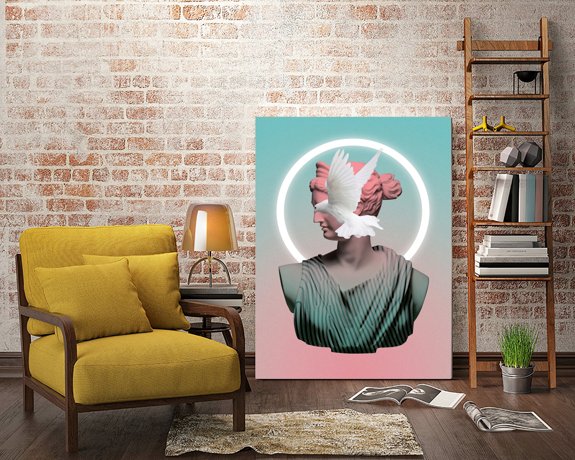 peace and intellect by Serena Seli on GIANT ART - white photo manipulation