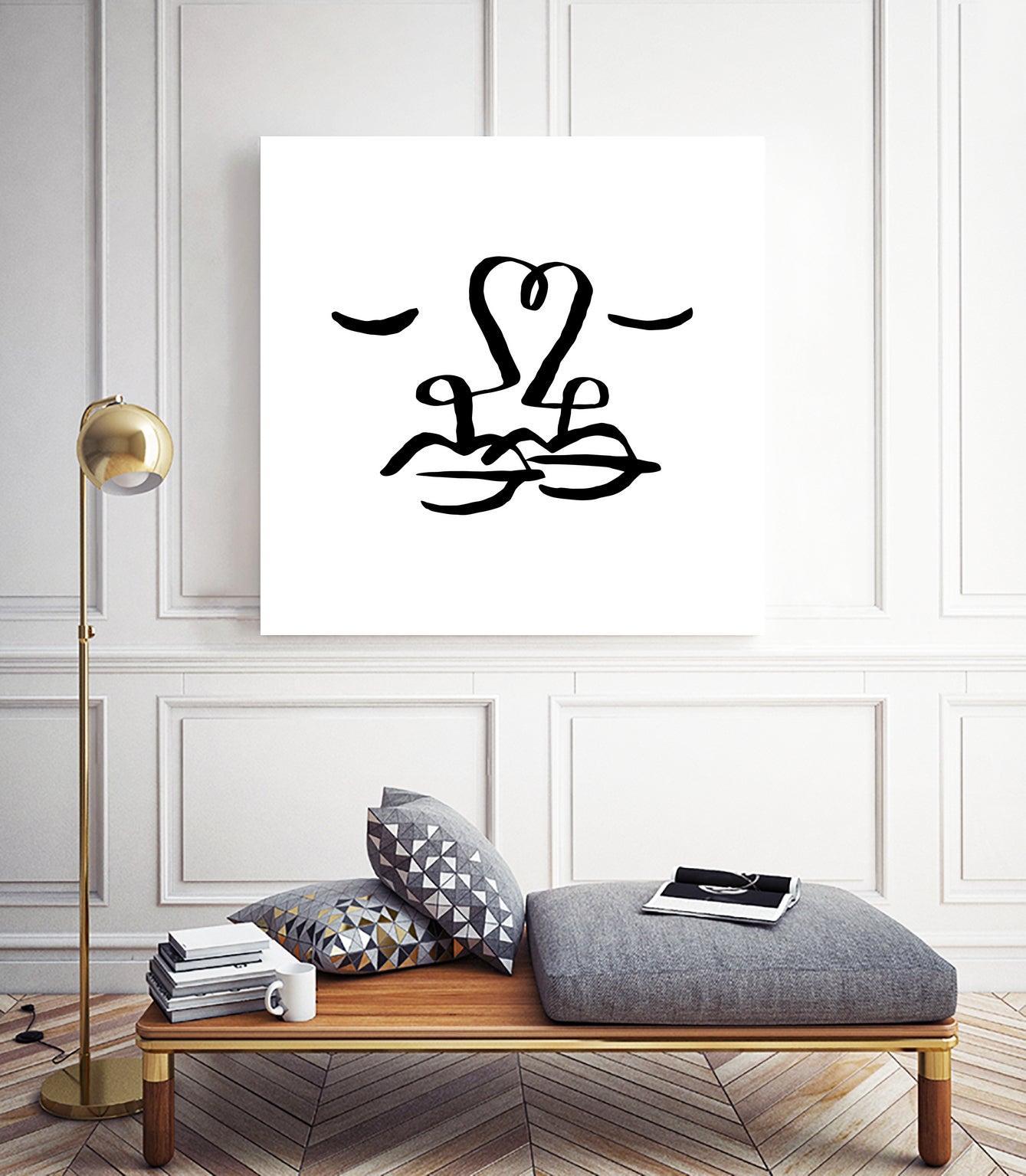 One Heart by Jamerson Lima on GIANT ART - white digital drawing