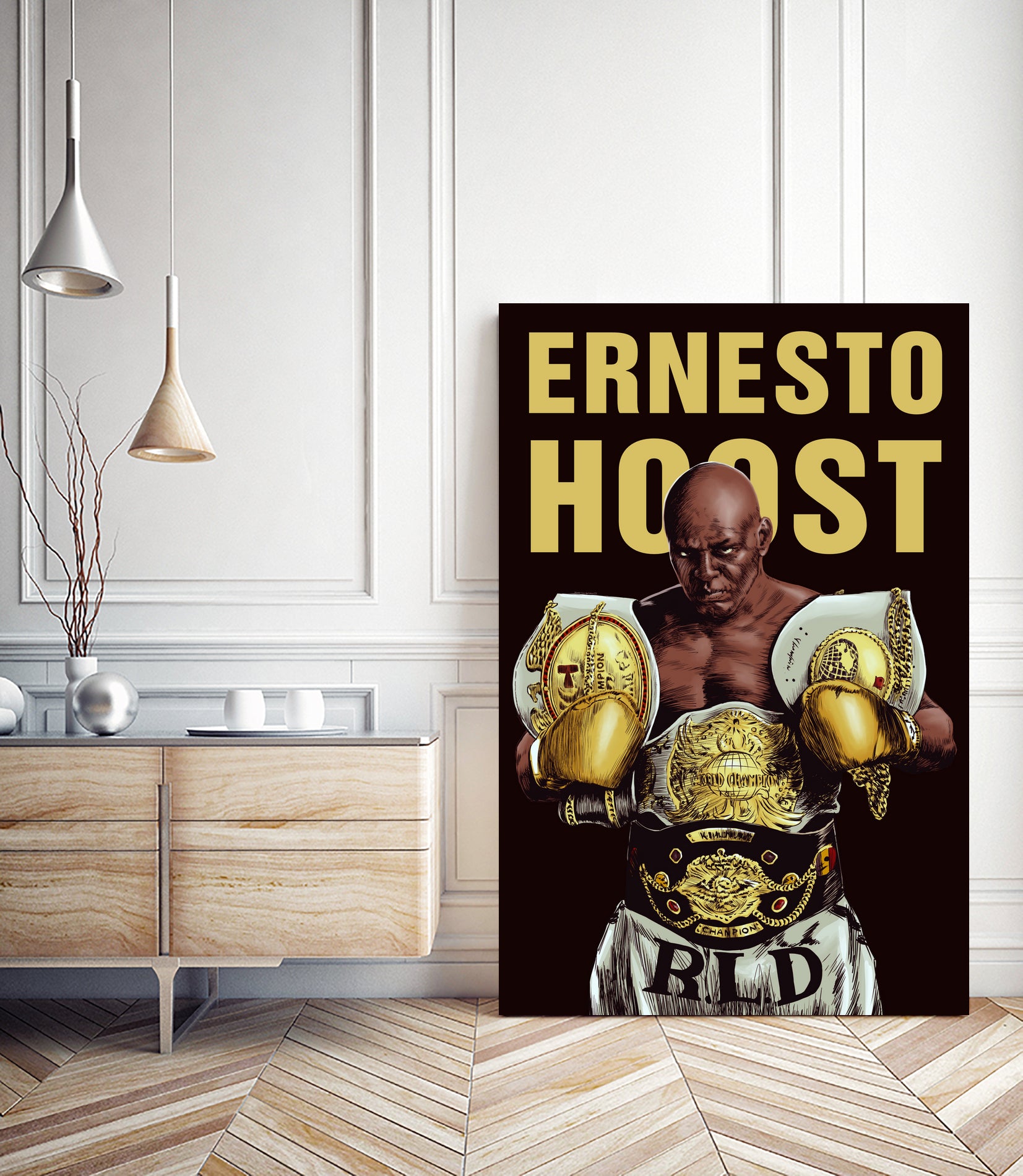 ERNESTO HOOST by Paola Morpheus on GIANT ART - yellow digital painting