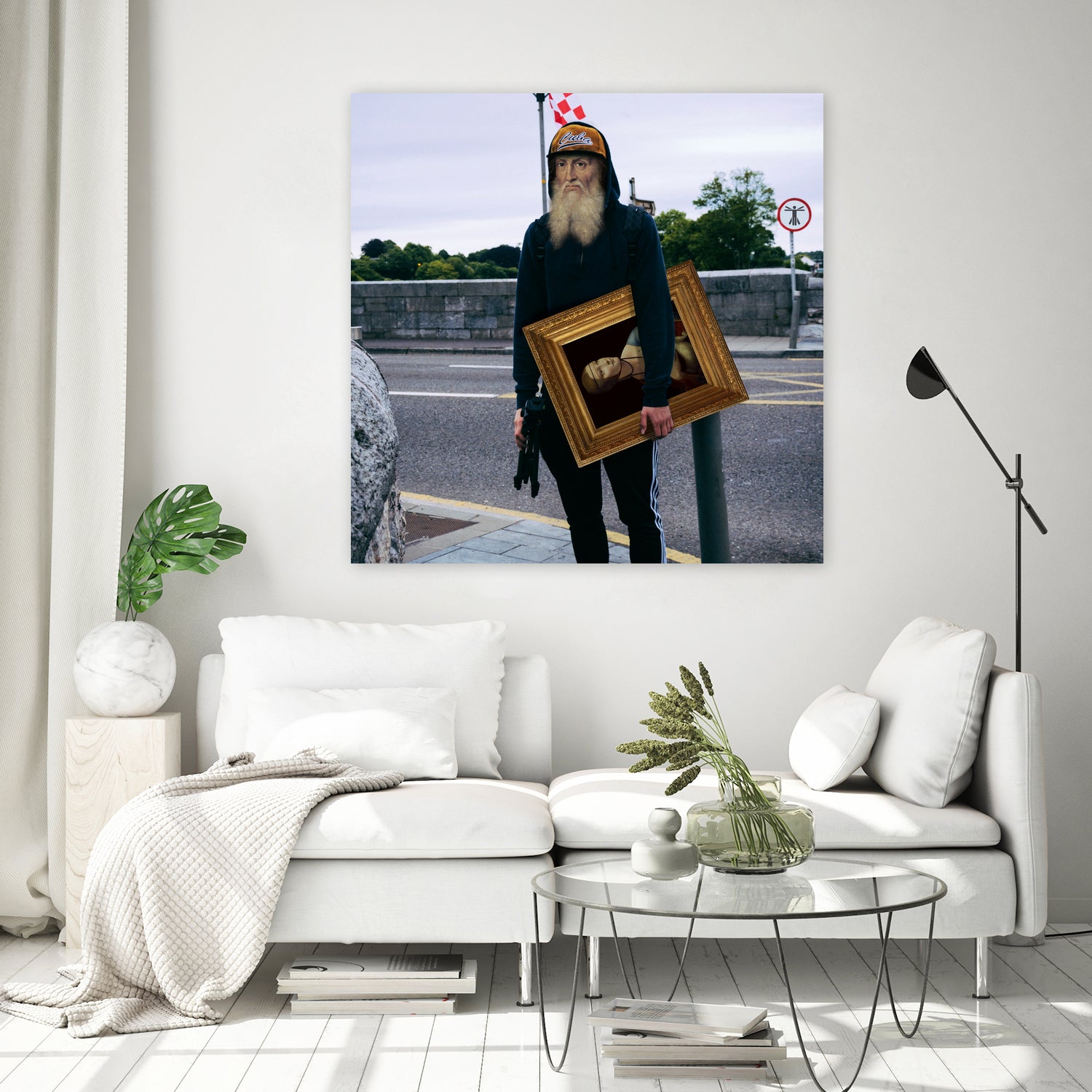 When Art Meets Real Life I by Mehmet Geren on GIANT ART - gray photo manipulation