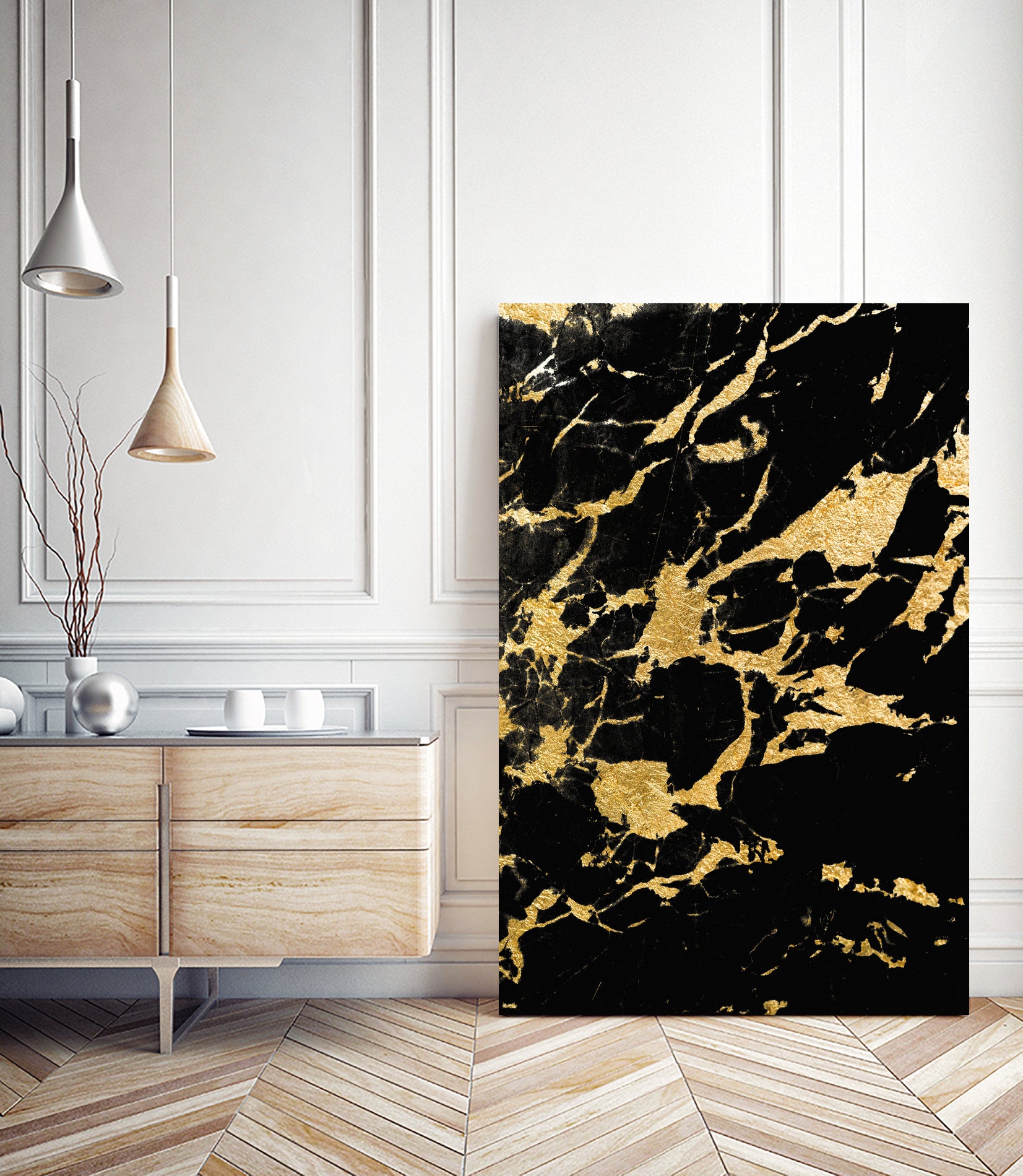 Black Marble Gold Glam #2 #decor #art by Anita & Bella Jantz on GIANT ART - black photo illustration