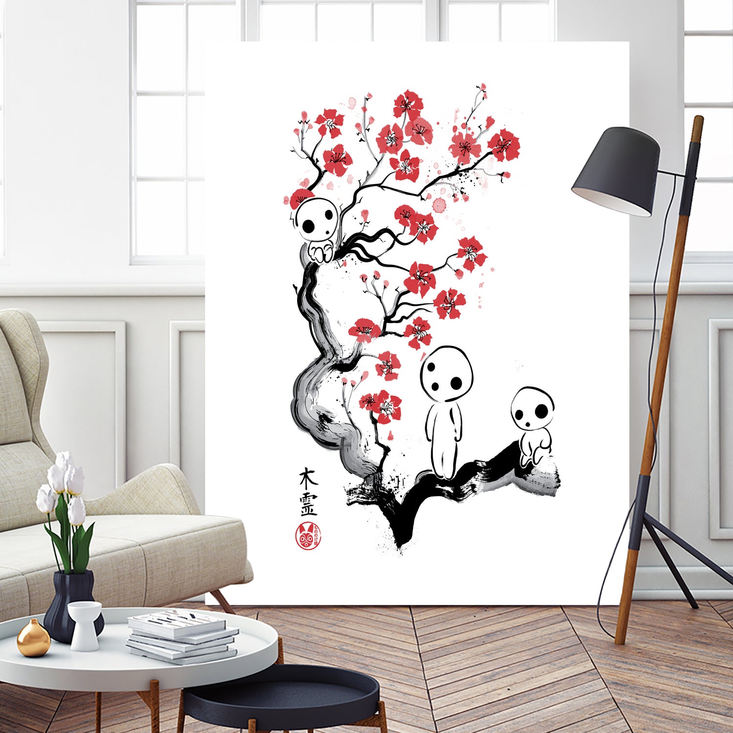 Little forest spirits by Antonio Camarena on GIANT ART - white digital painting